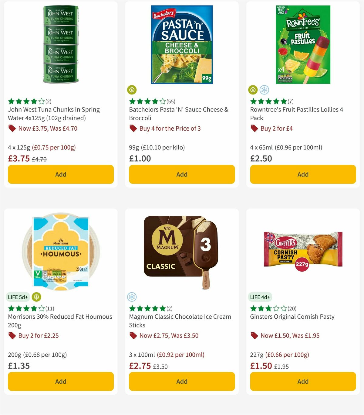Morrisons Offers from 28 July