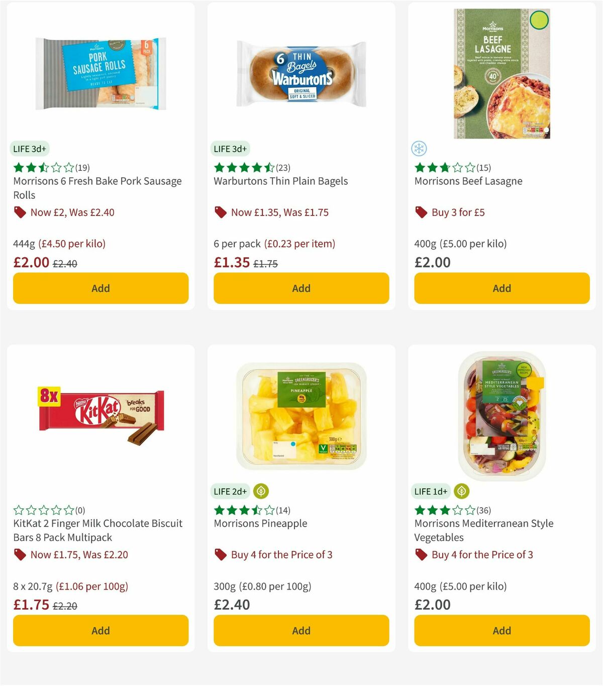 Morrisons Offers from 28 July