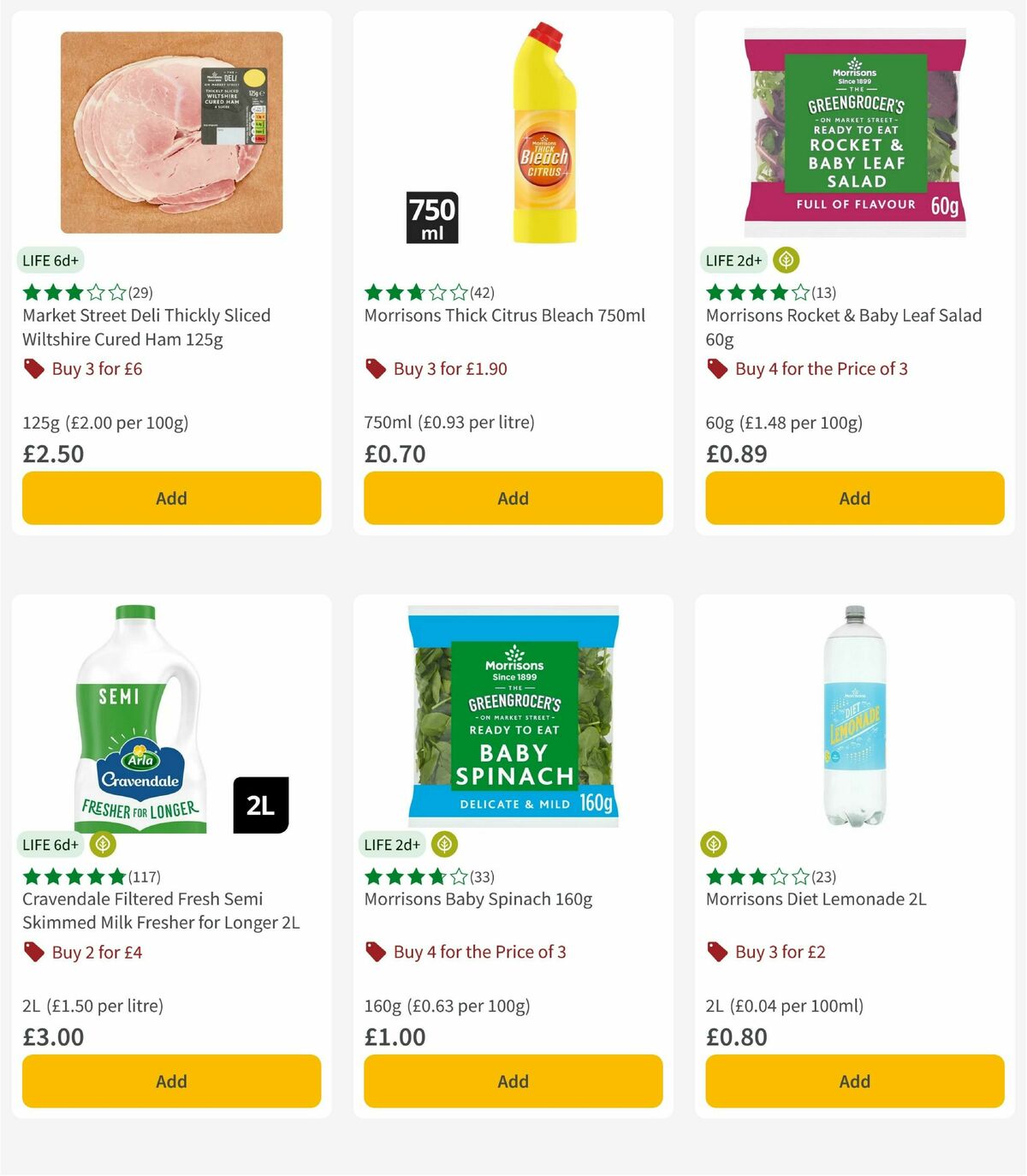 Morrisons Offers from 28 July