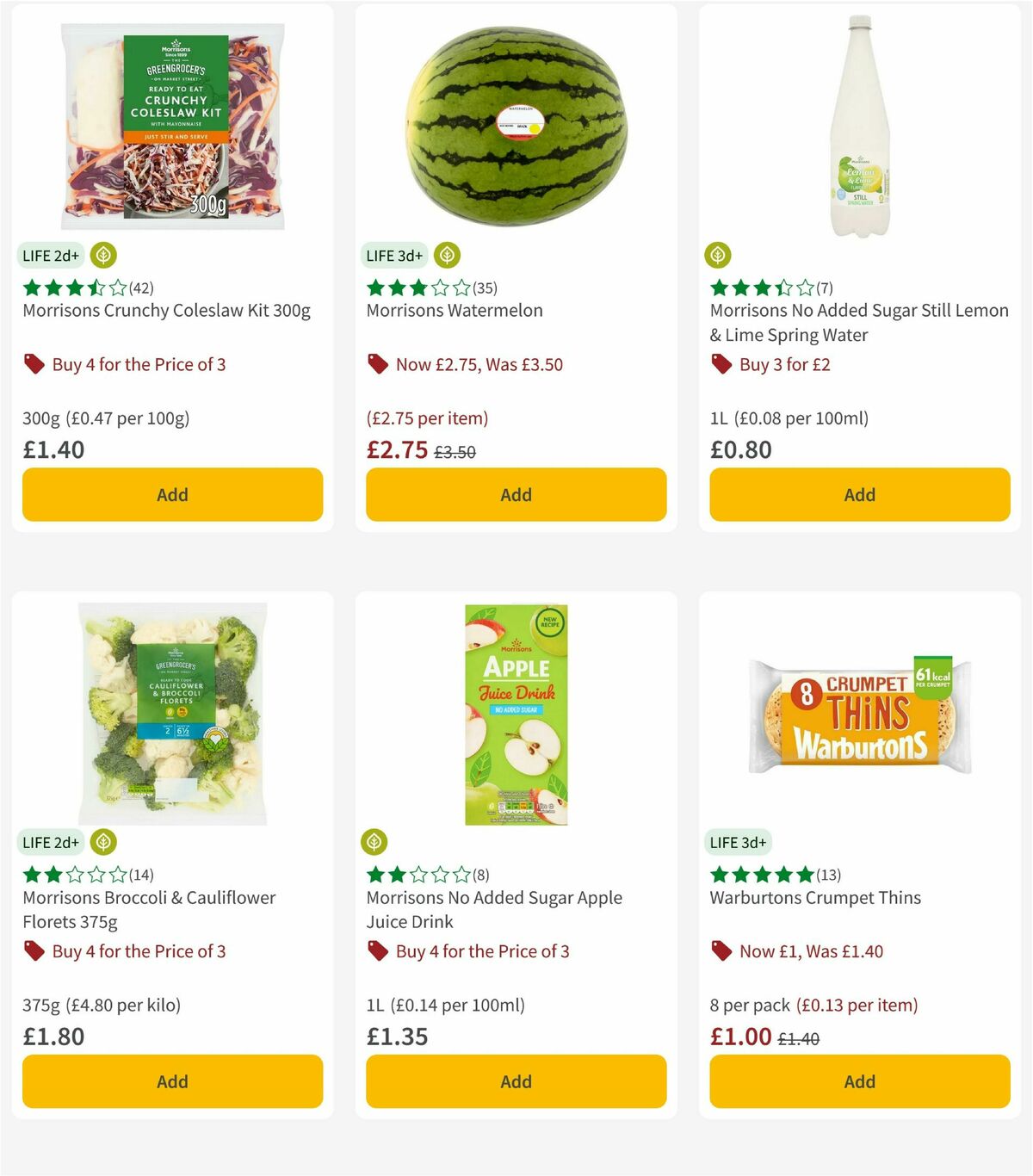Morrisons Offers from 28 July