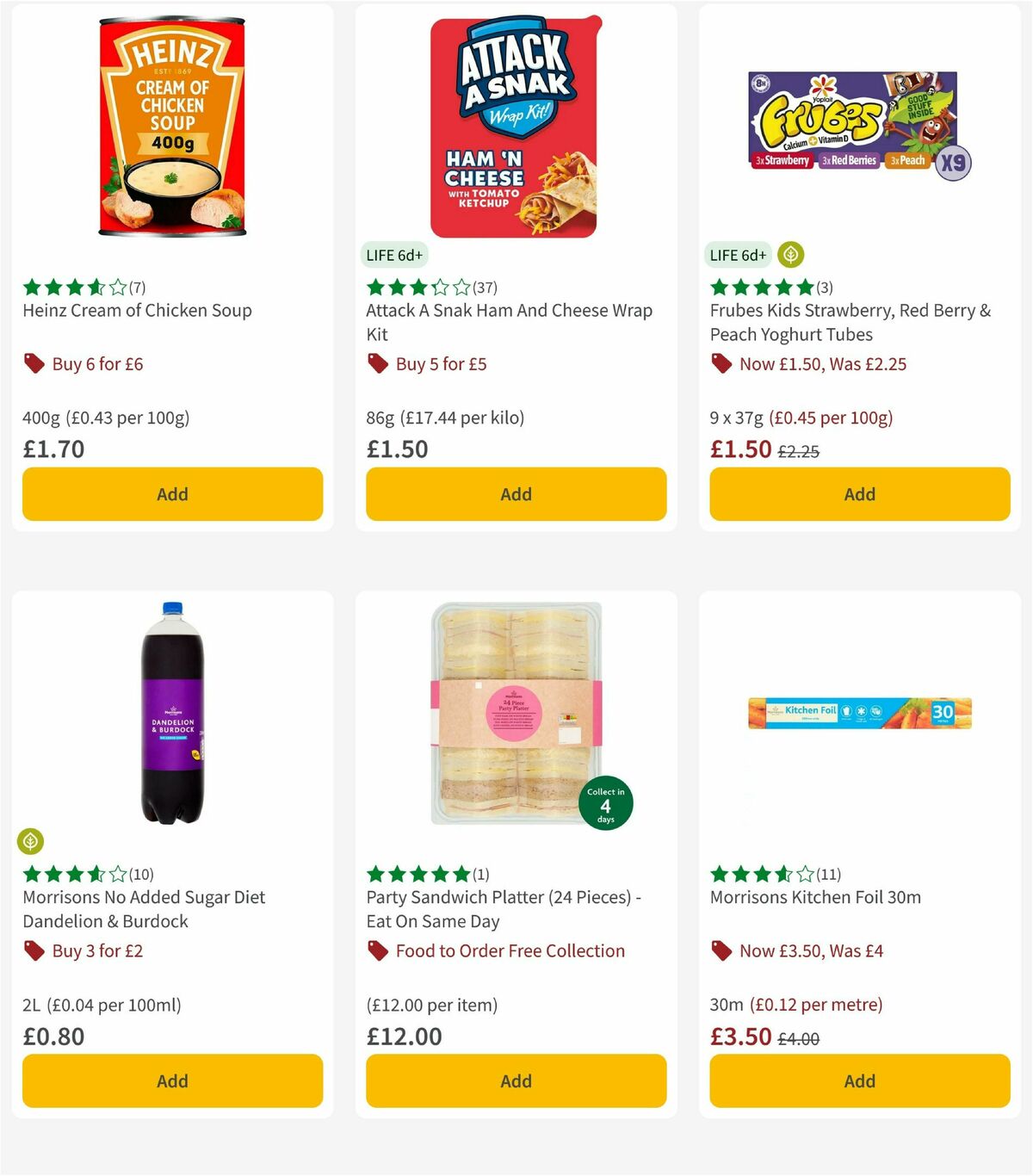 Morrisons Offers from 28 July