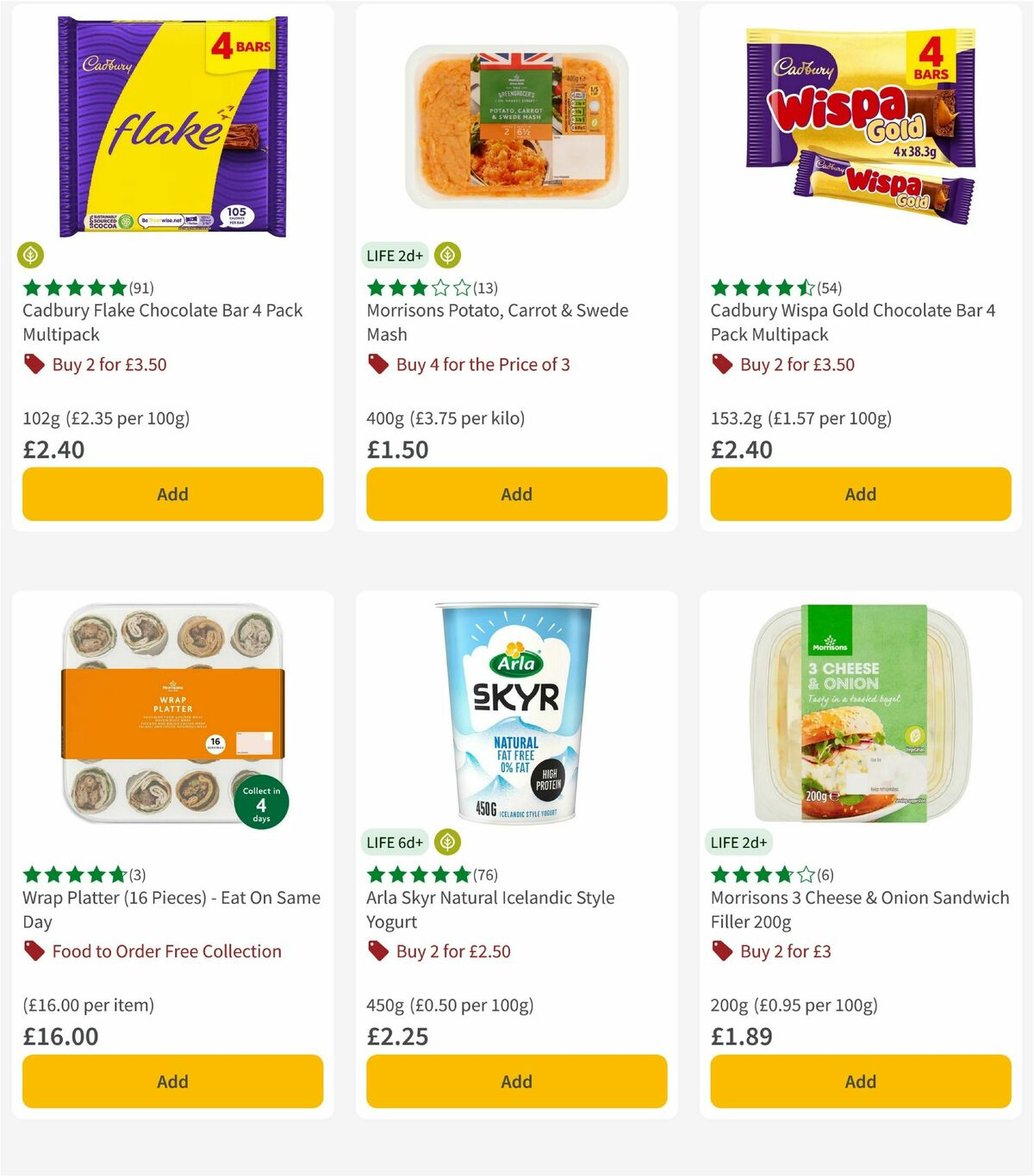 Morrisons Offers from 28 July
