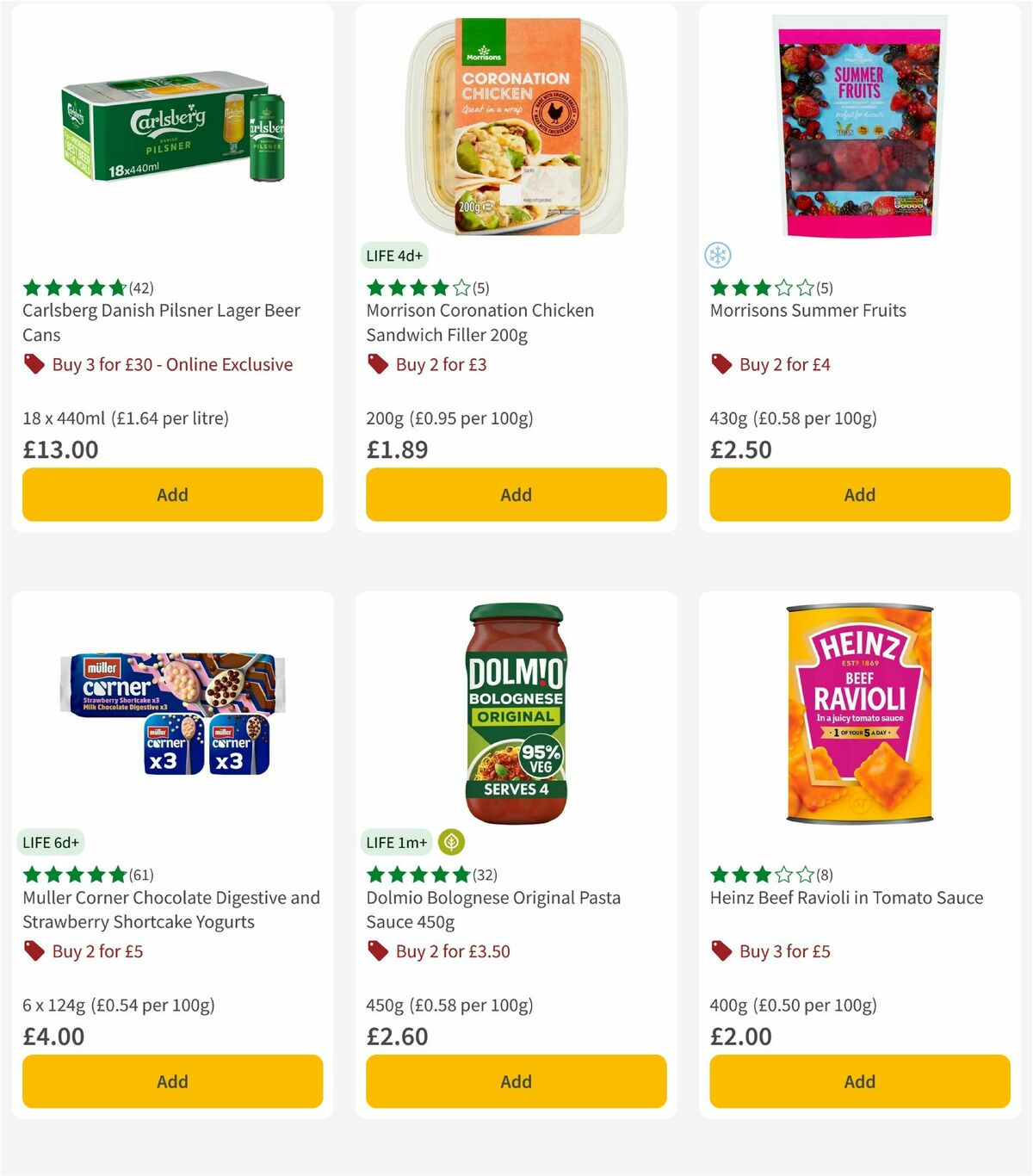 Morrisons Offers from 28 July