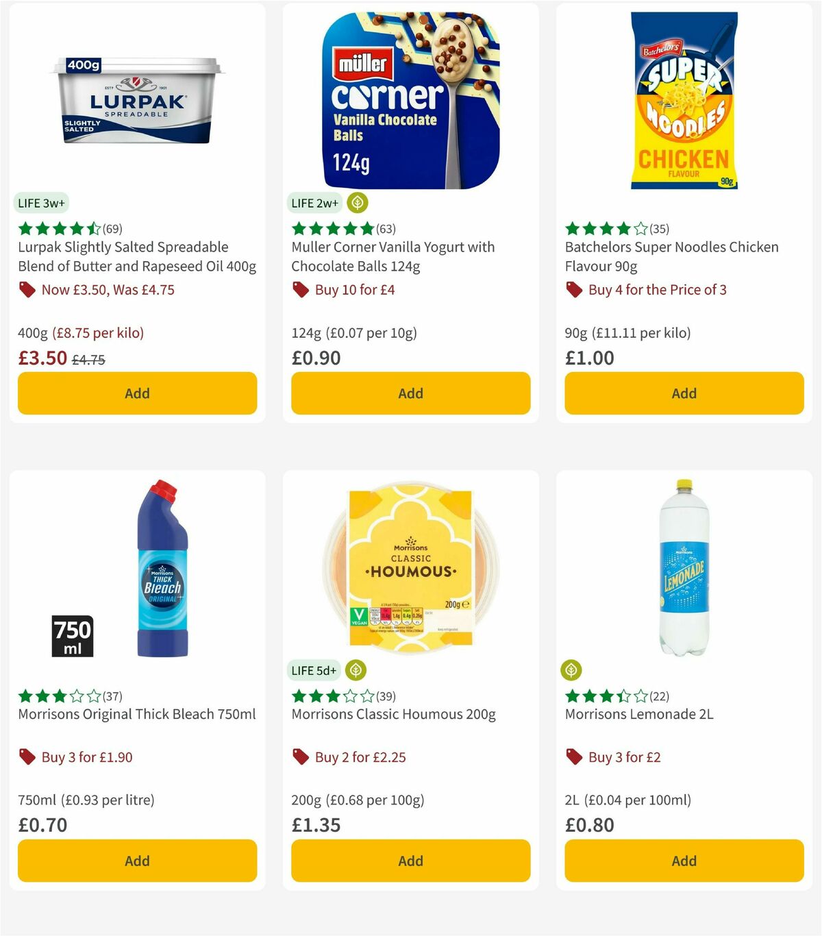 Morrisons Offers from 28 July