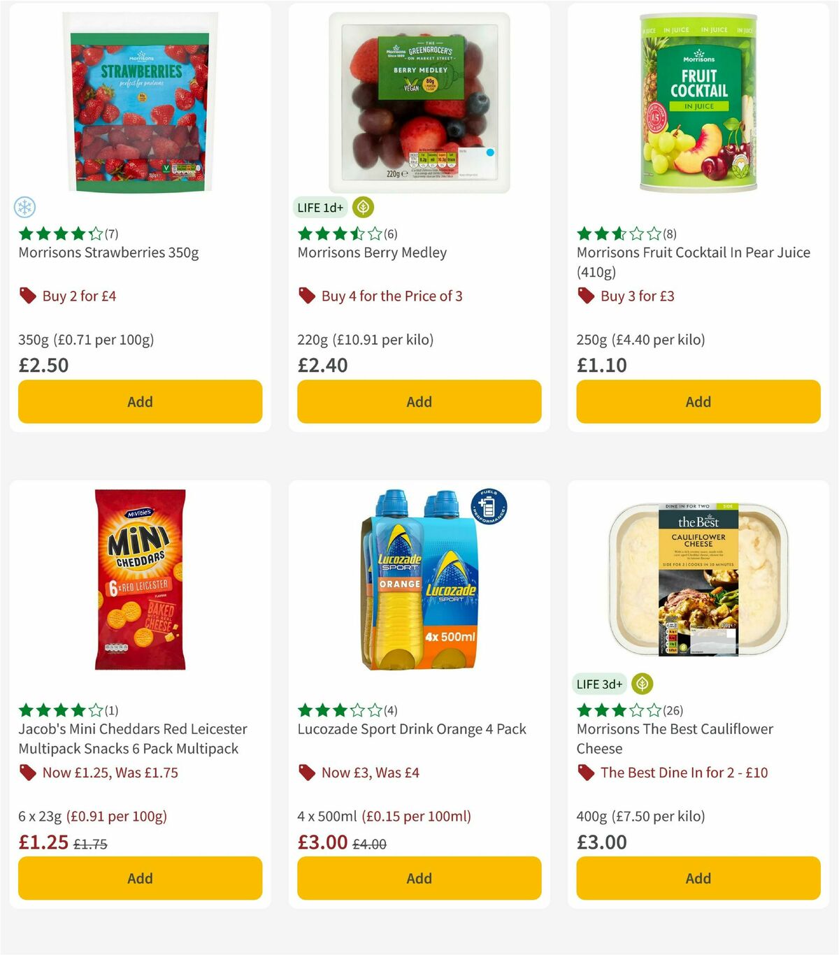 Morrisons Offers from 28 July