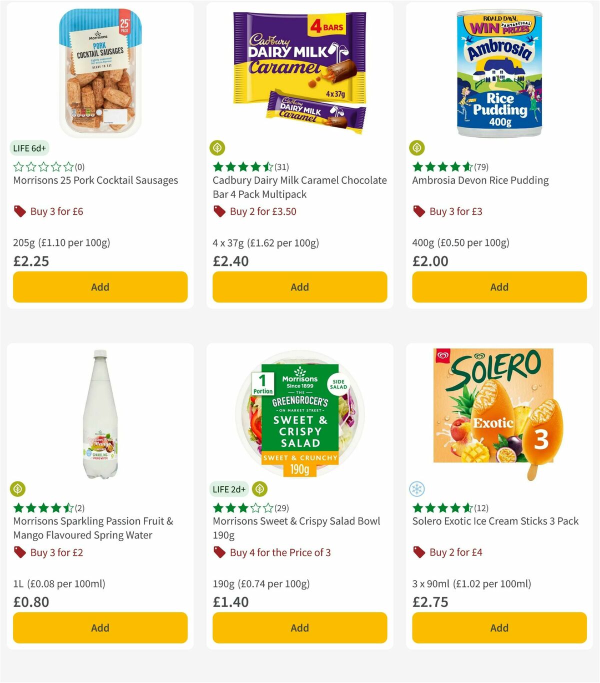 Morrisons Offers from 28 July