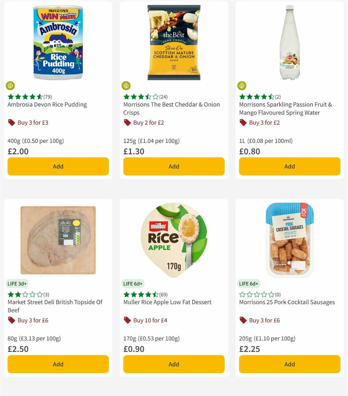 Morrisons Offers from 5 August