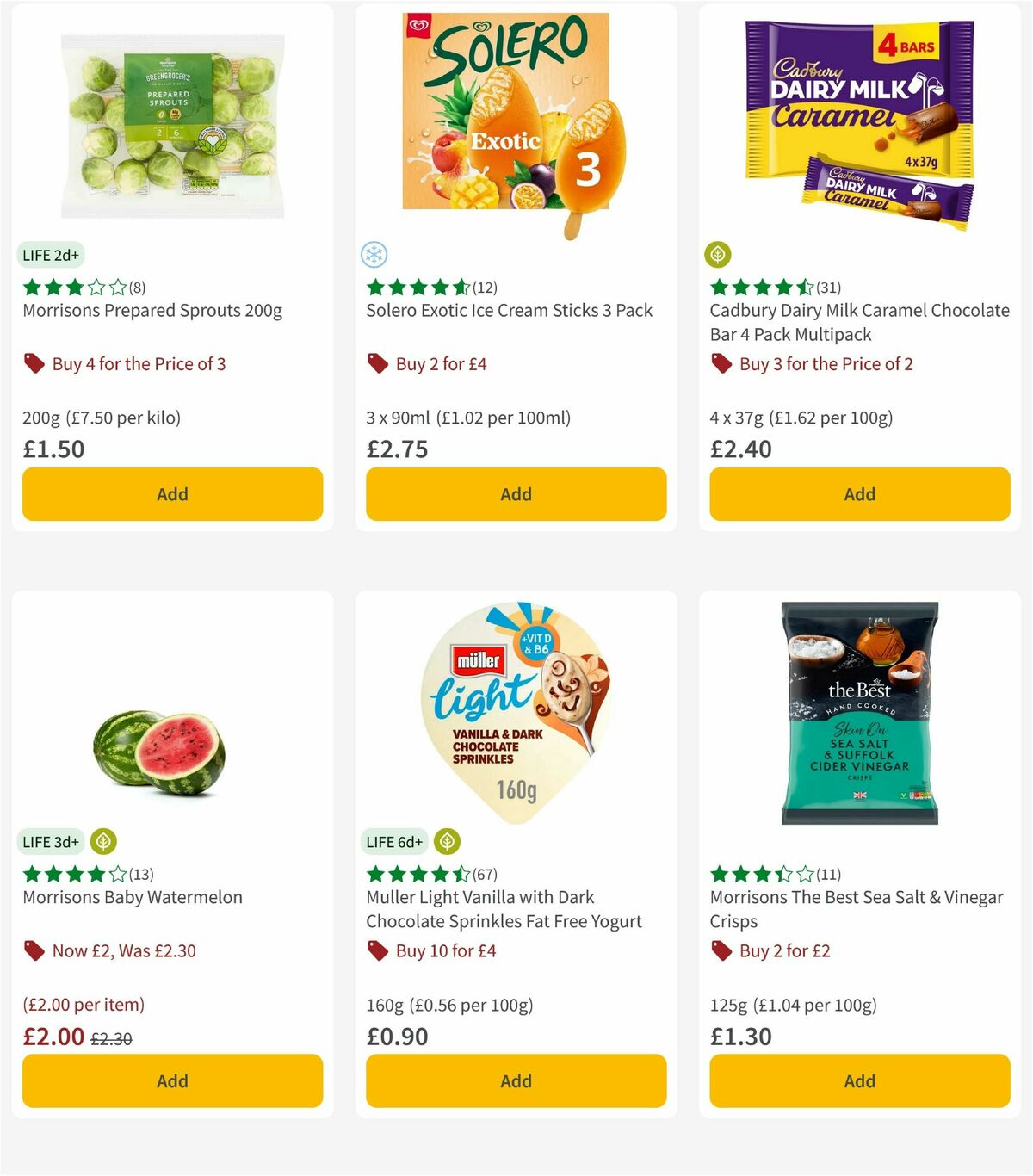 Morrisons Offers from 5 August
