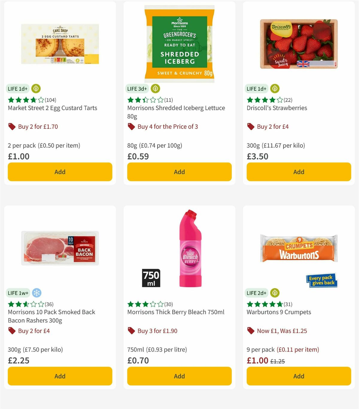 Morrisons Offers from 5 August