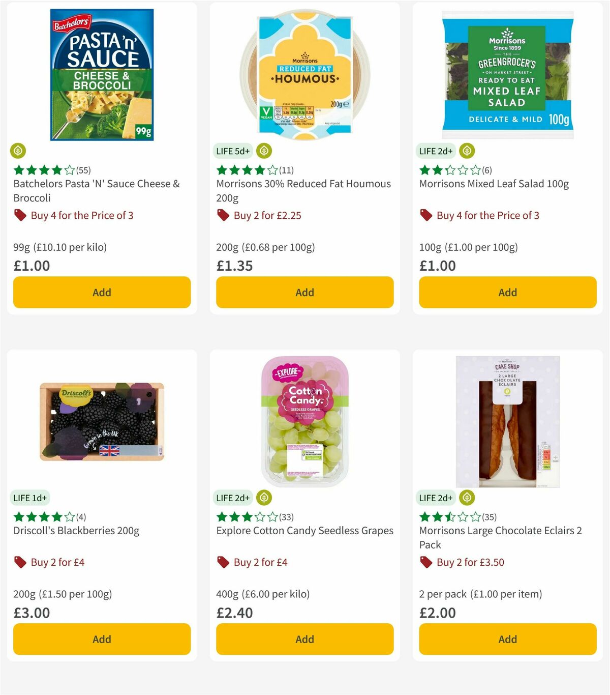 Morrisons Offers from 5 August