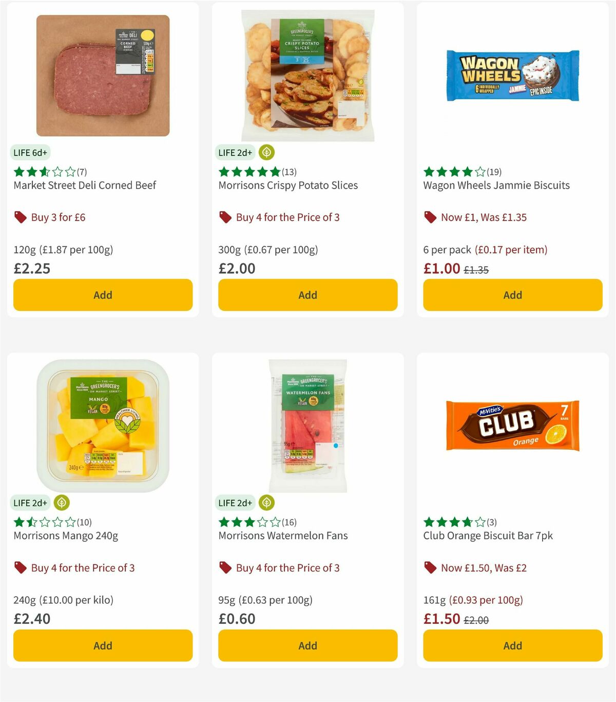Morrisons Offers from 5 August