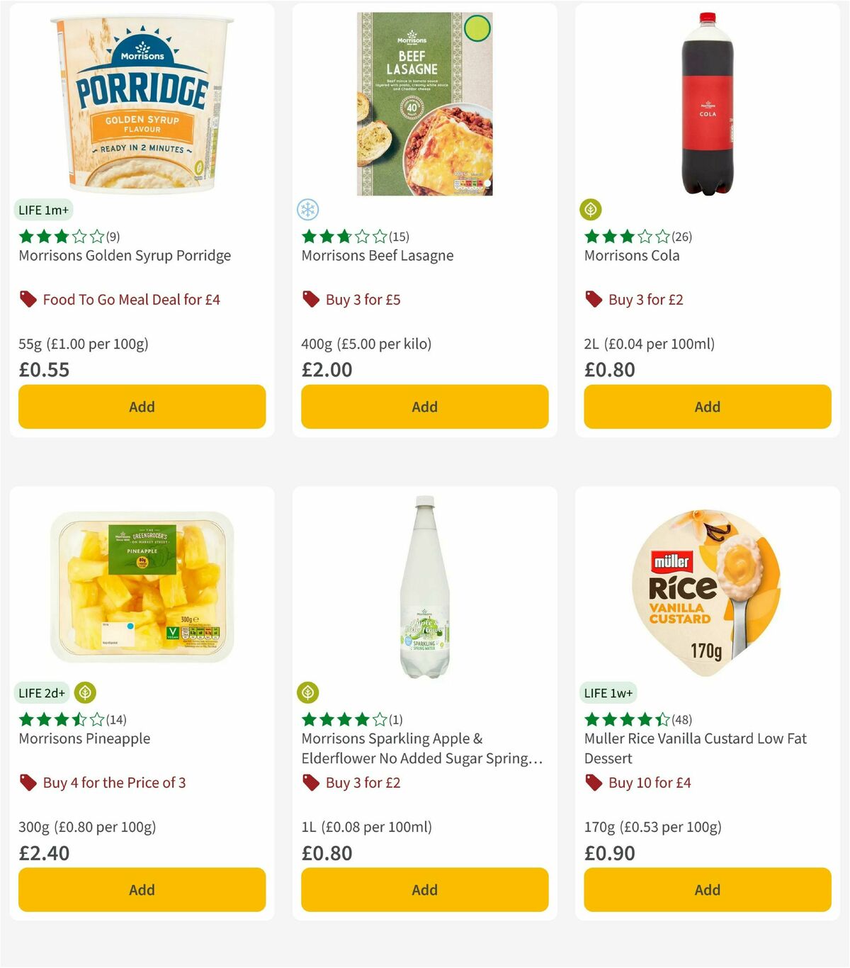 Morrisons Offers from 5 August