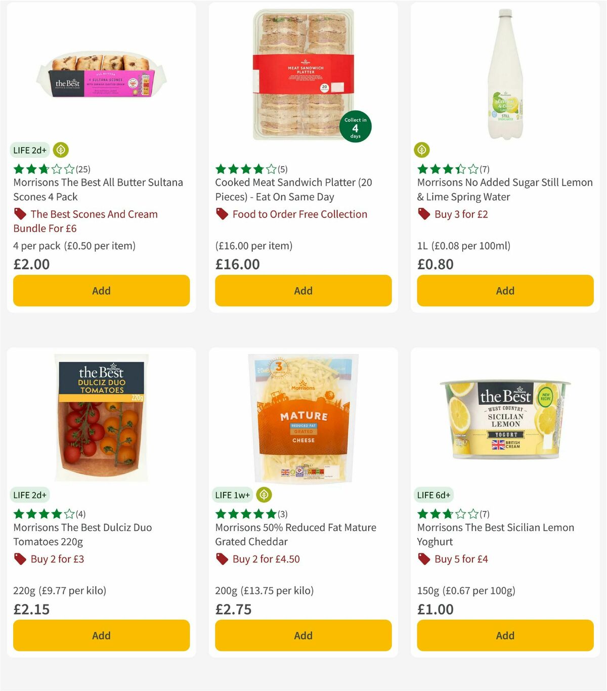 Morrisons Offers from 5 August