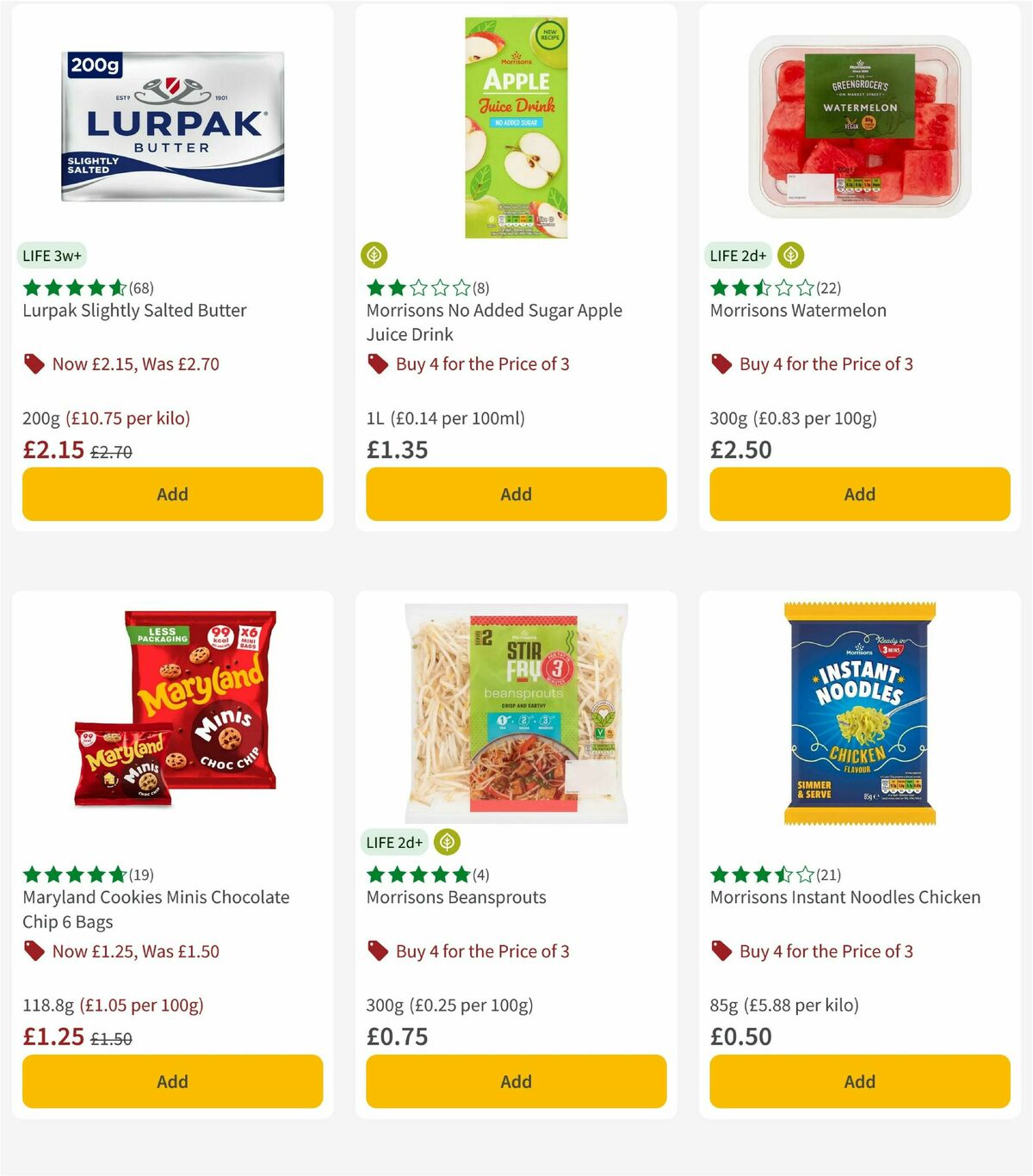 Morrisons Offers from 5 August