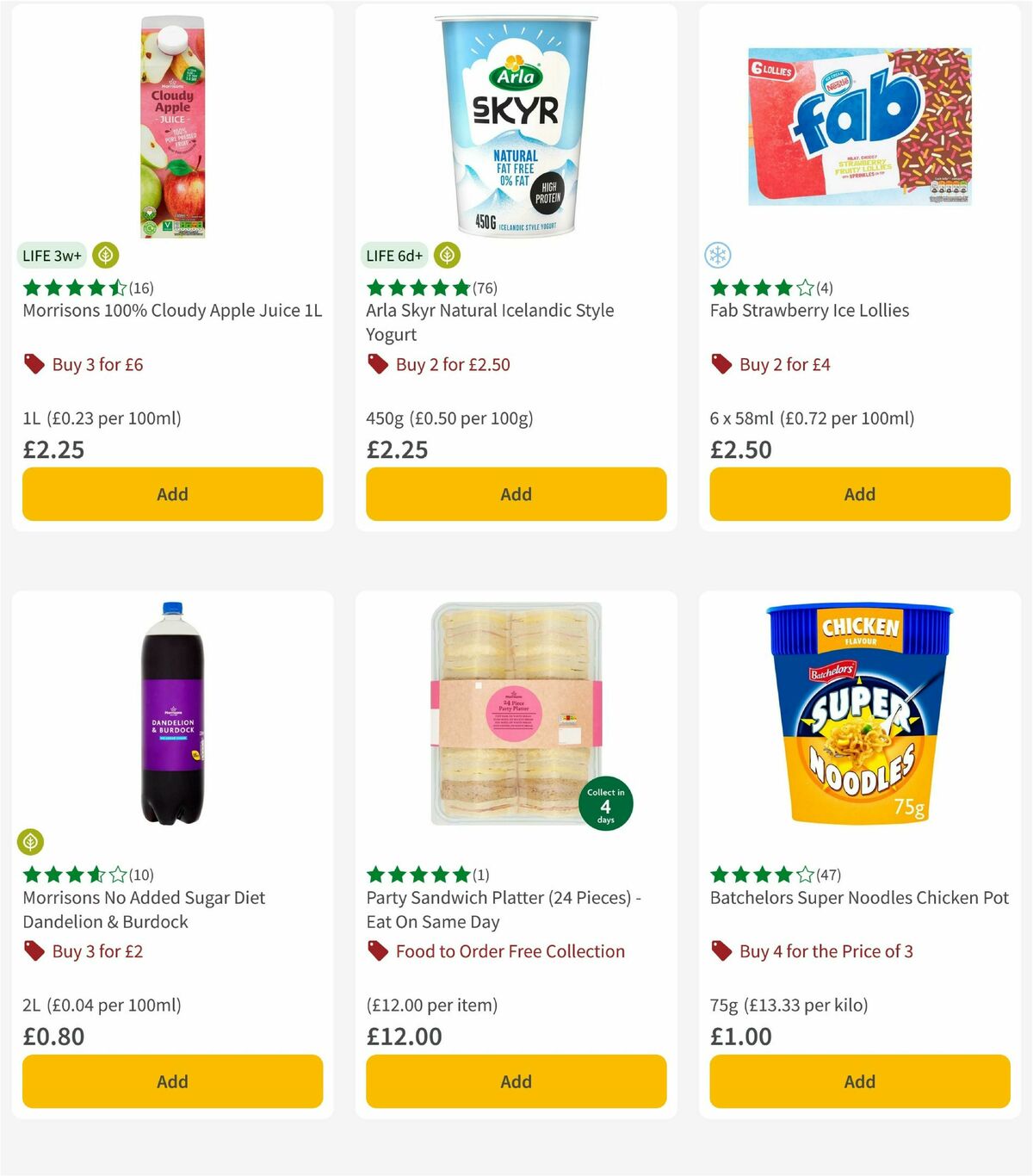 Morrisons Offers from 5 August
