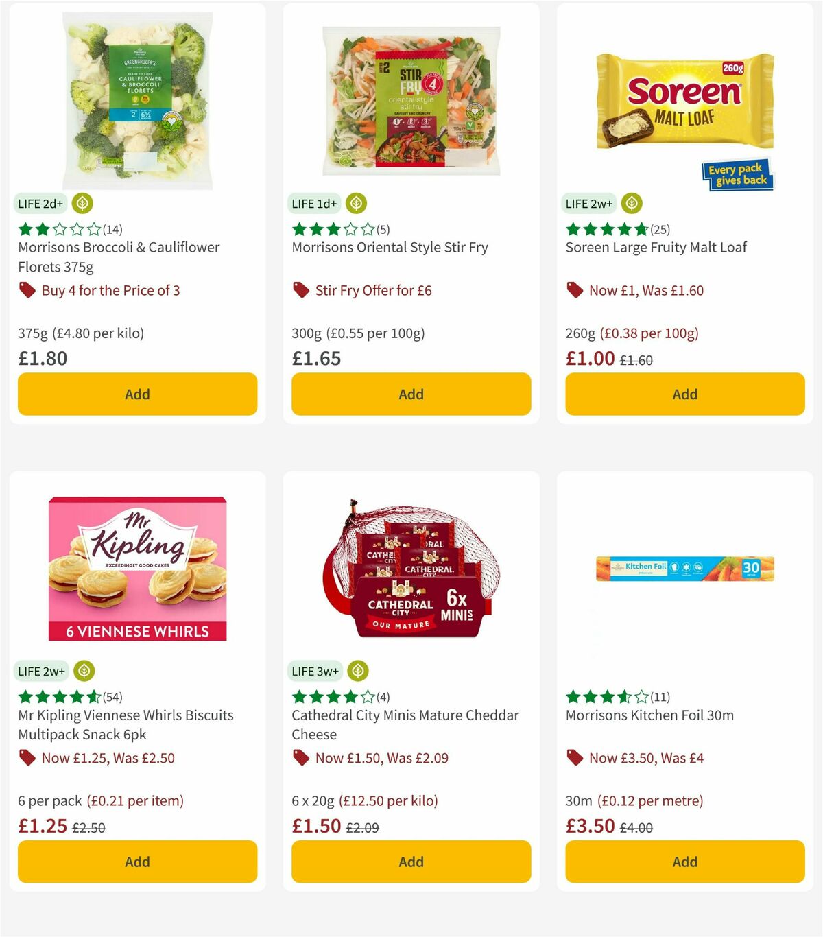 Morrisons Offers from 5 August