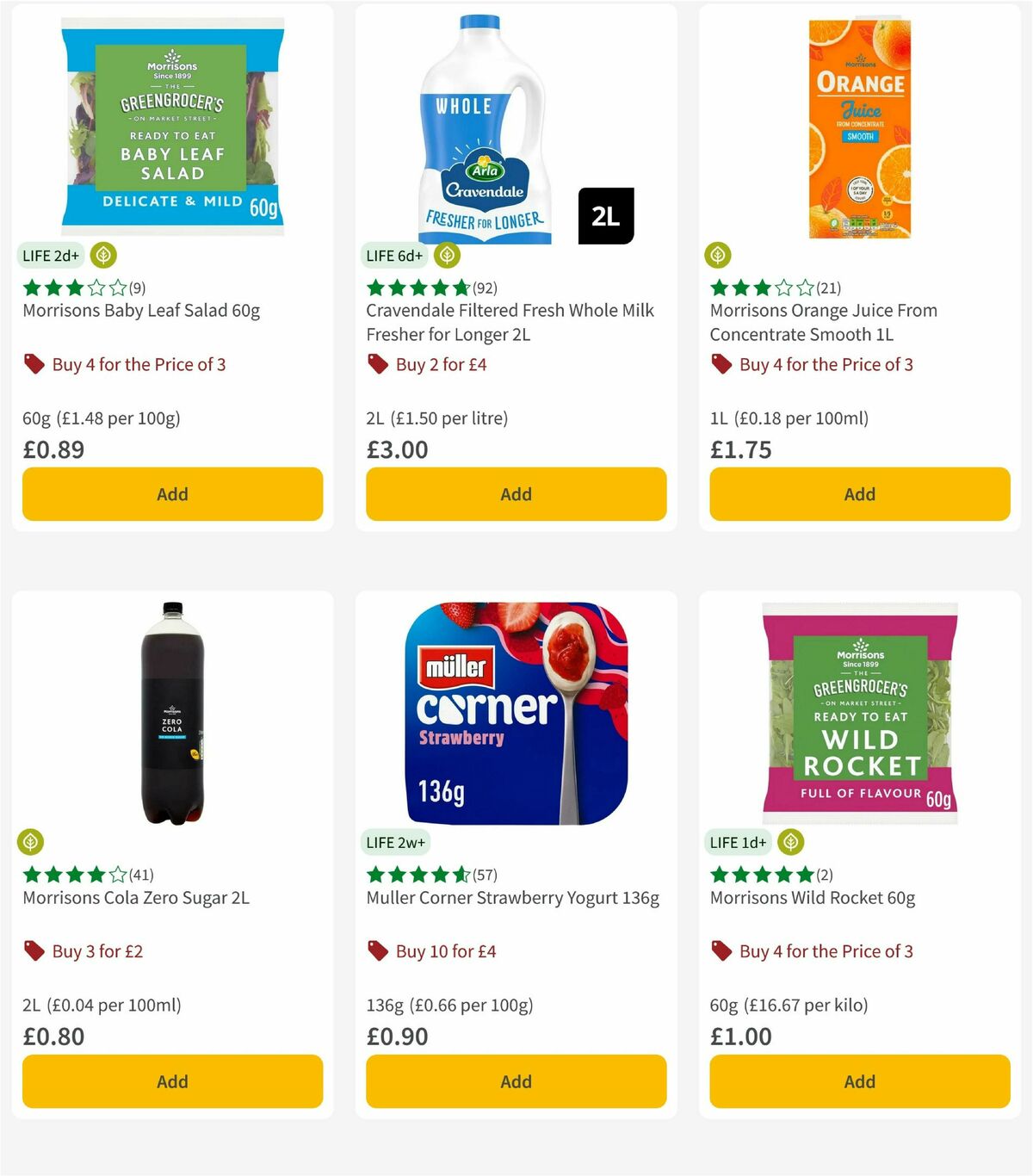 Morrisons Offers from 5 August
