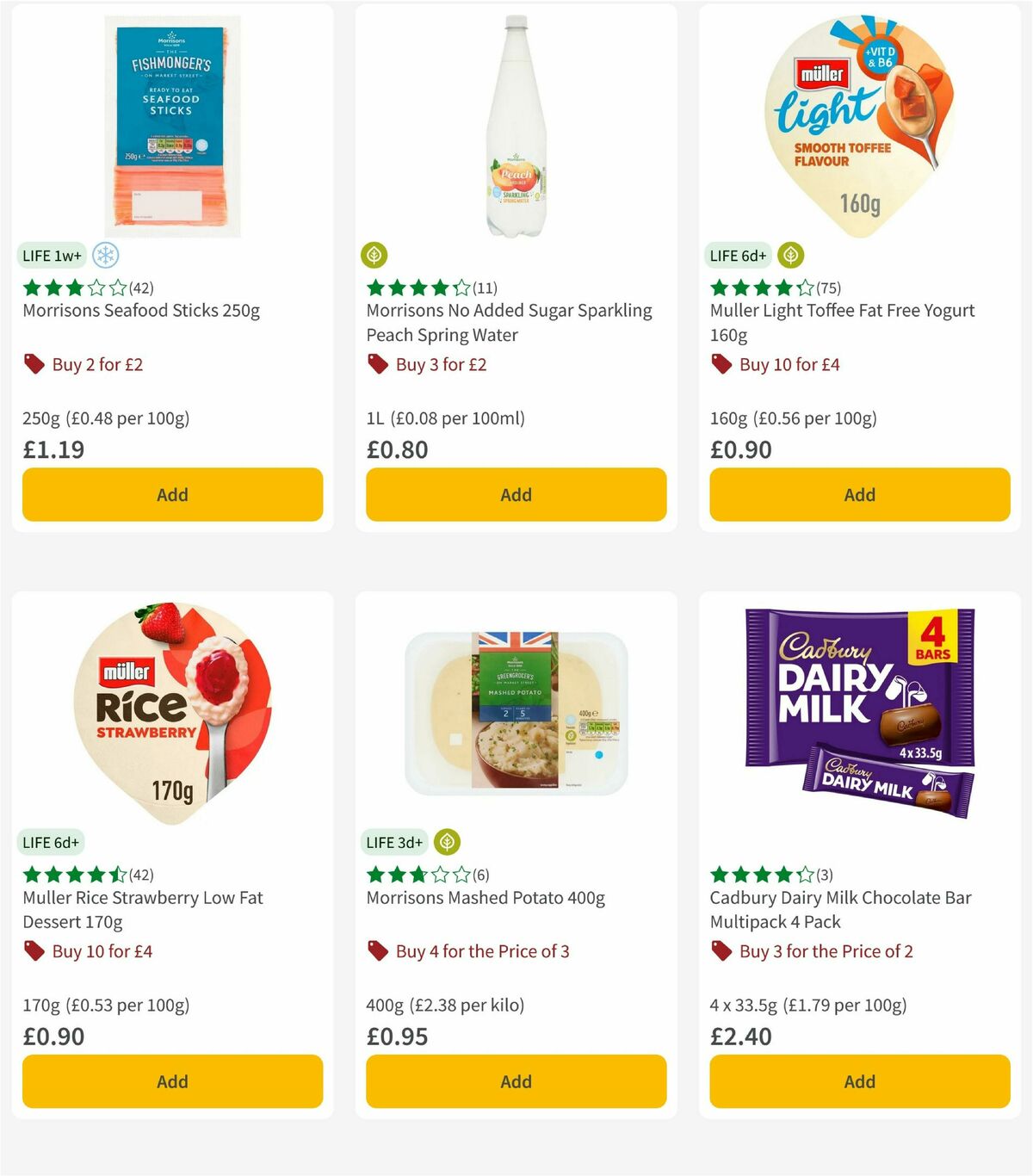 Morrisons Offers from 5 August