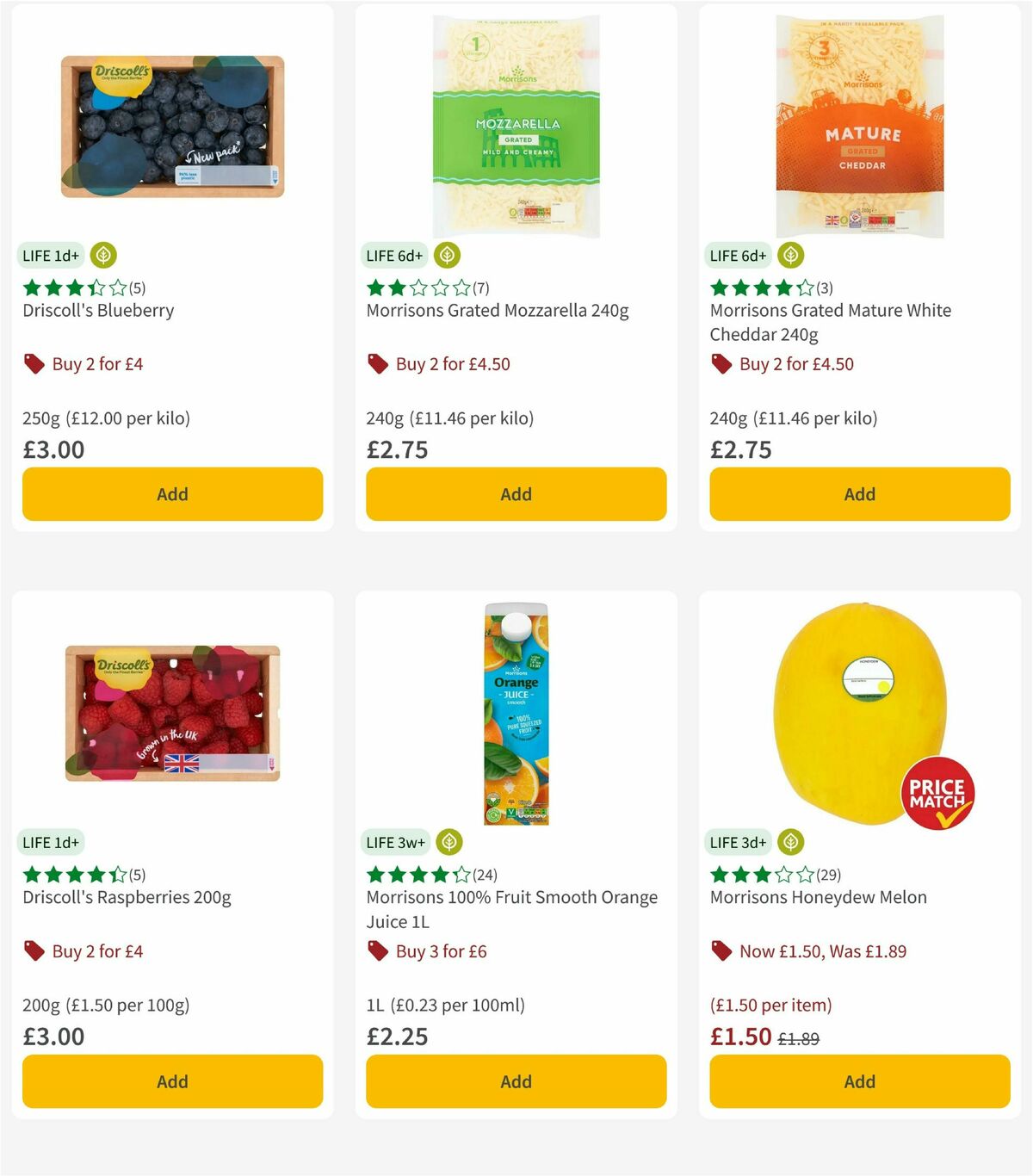 Morrisons Offers from 5 August