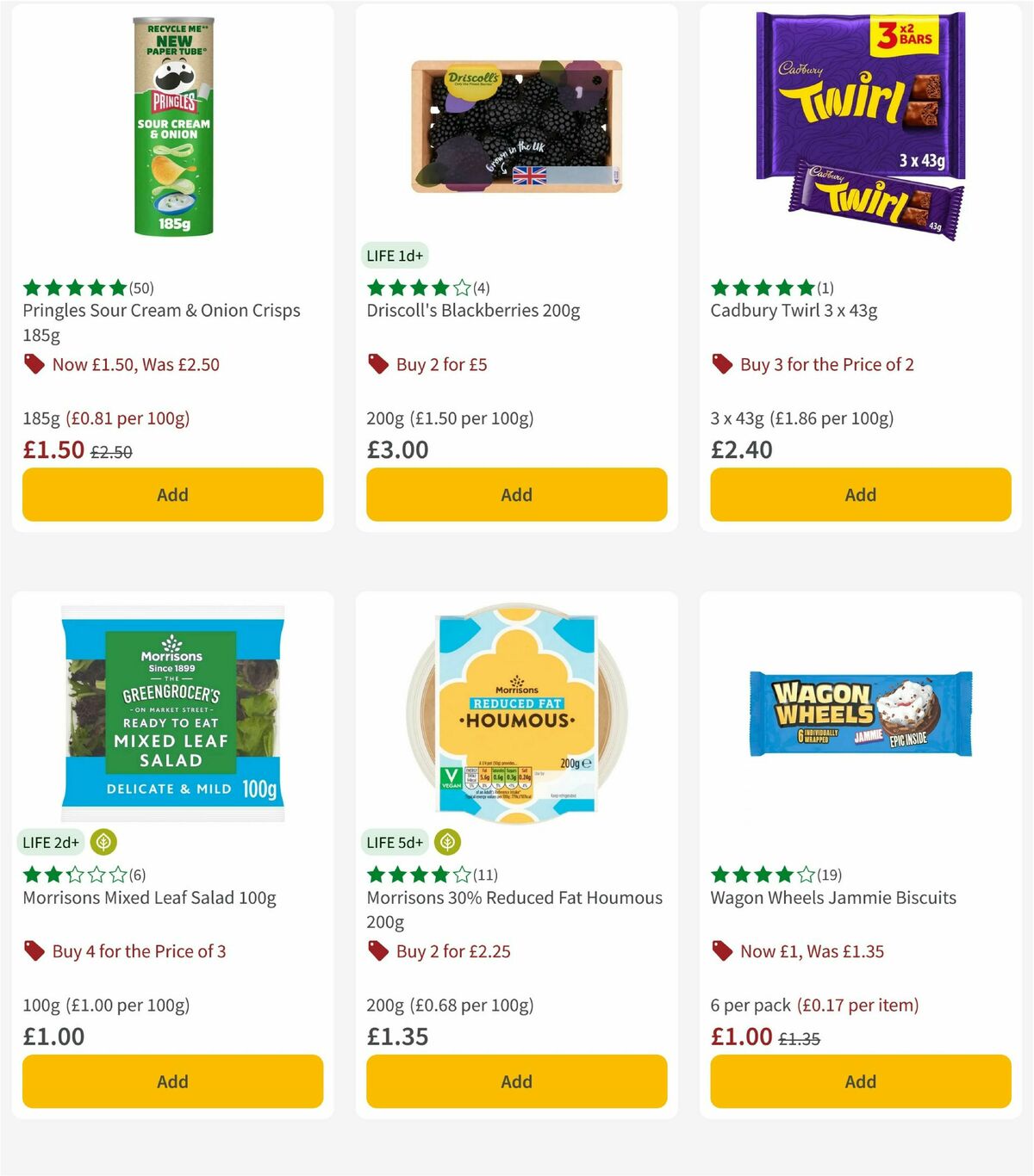Morrisons Offers from 19 August