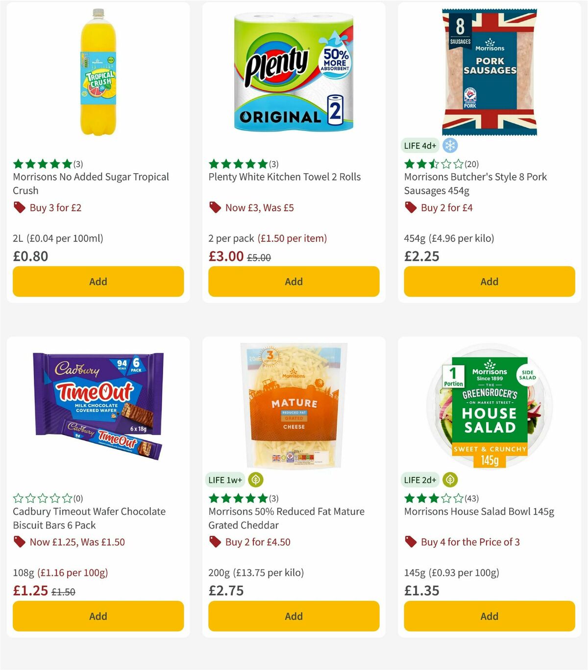 Morrisons Offers from 19 August