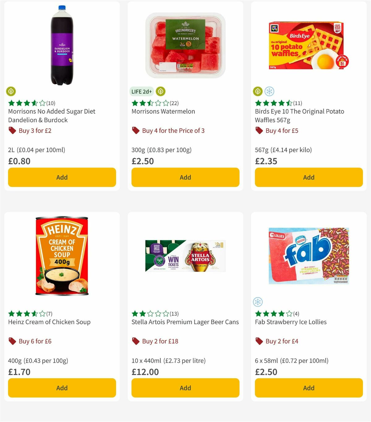 Morrisons Offers from 19 August