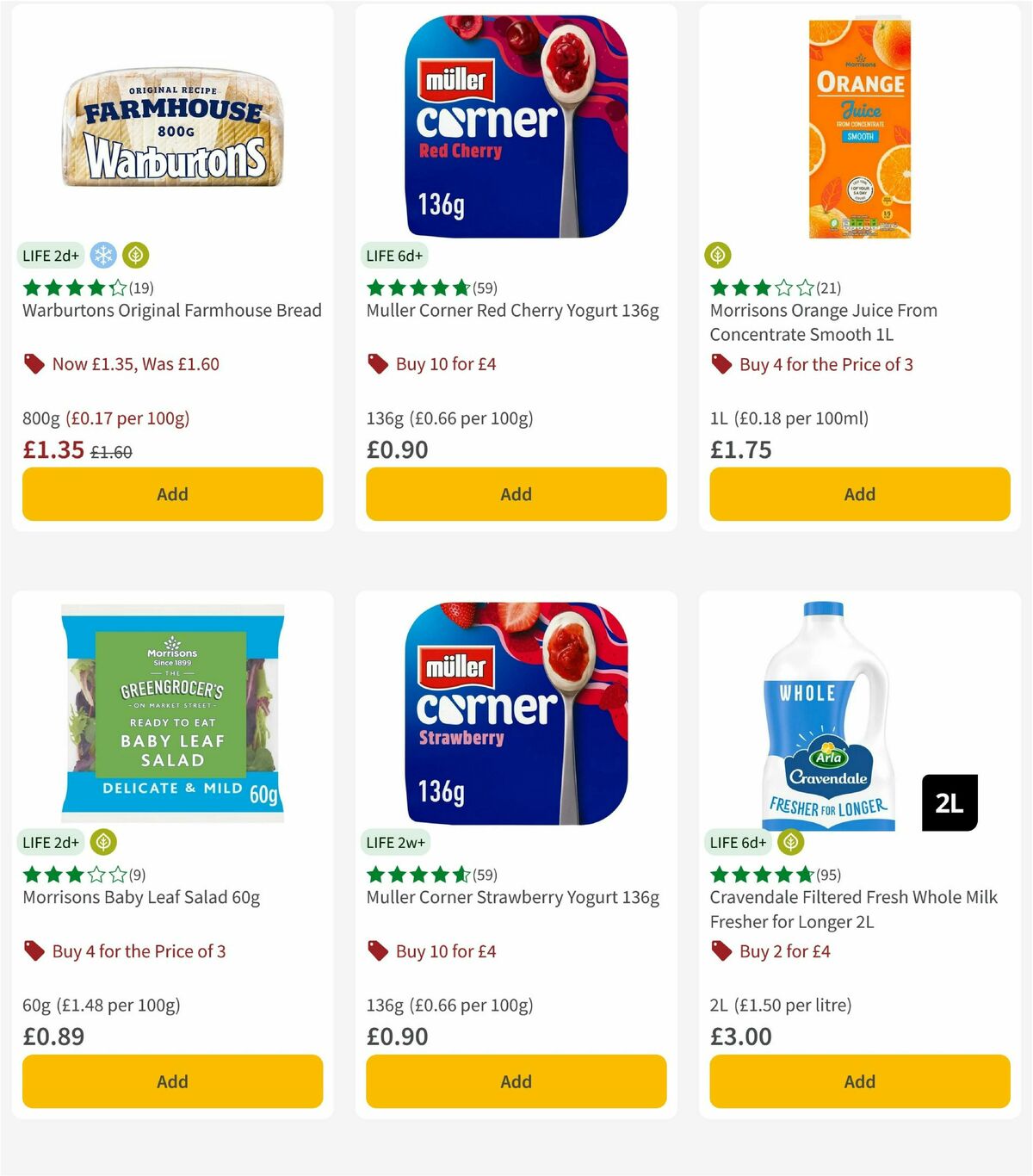 Morrisons Offers from 19 August