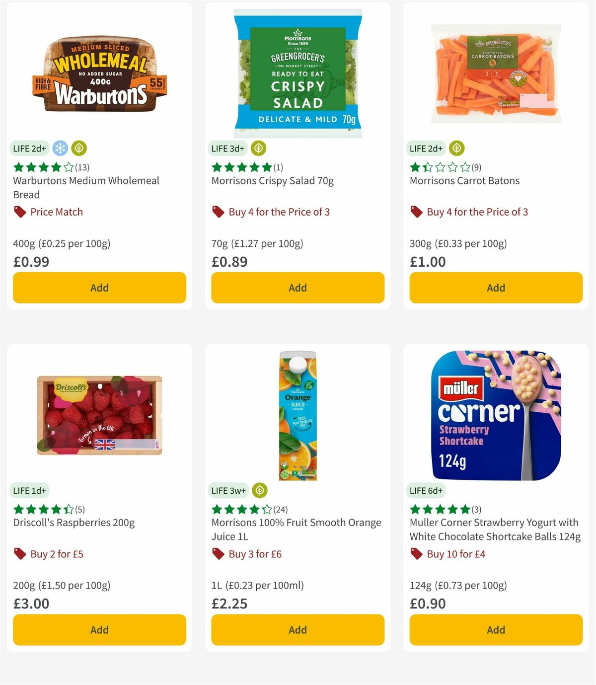 Morrisons Offers from 26 August