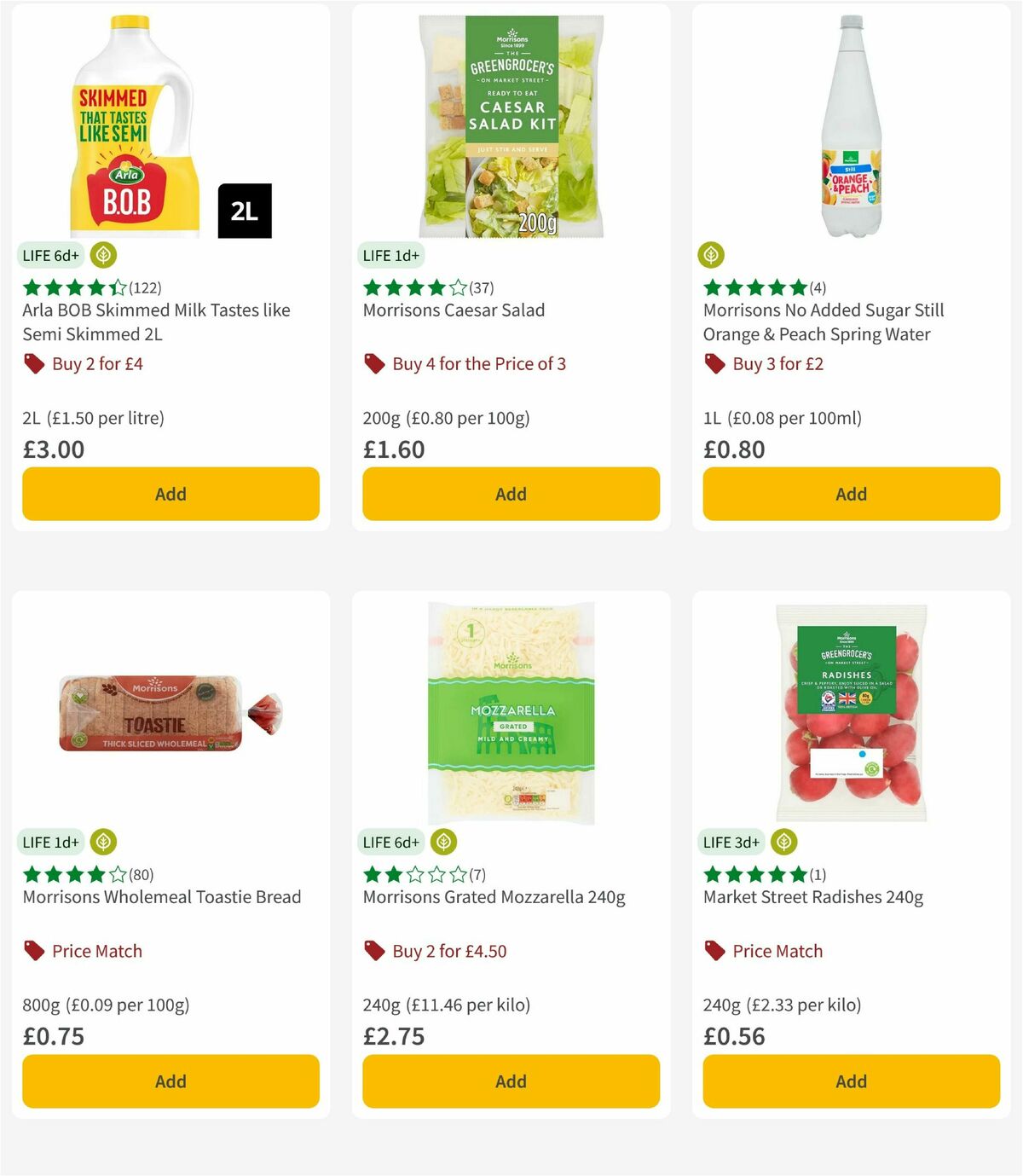 Morrisons Offers from 26 August