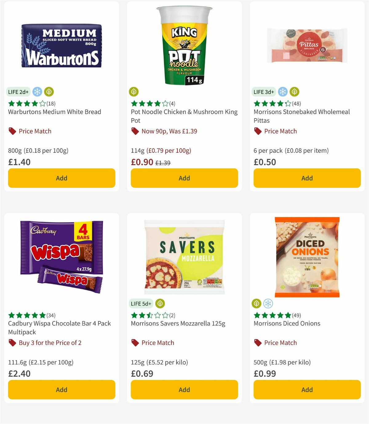 Morrisons Offers from 26 August