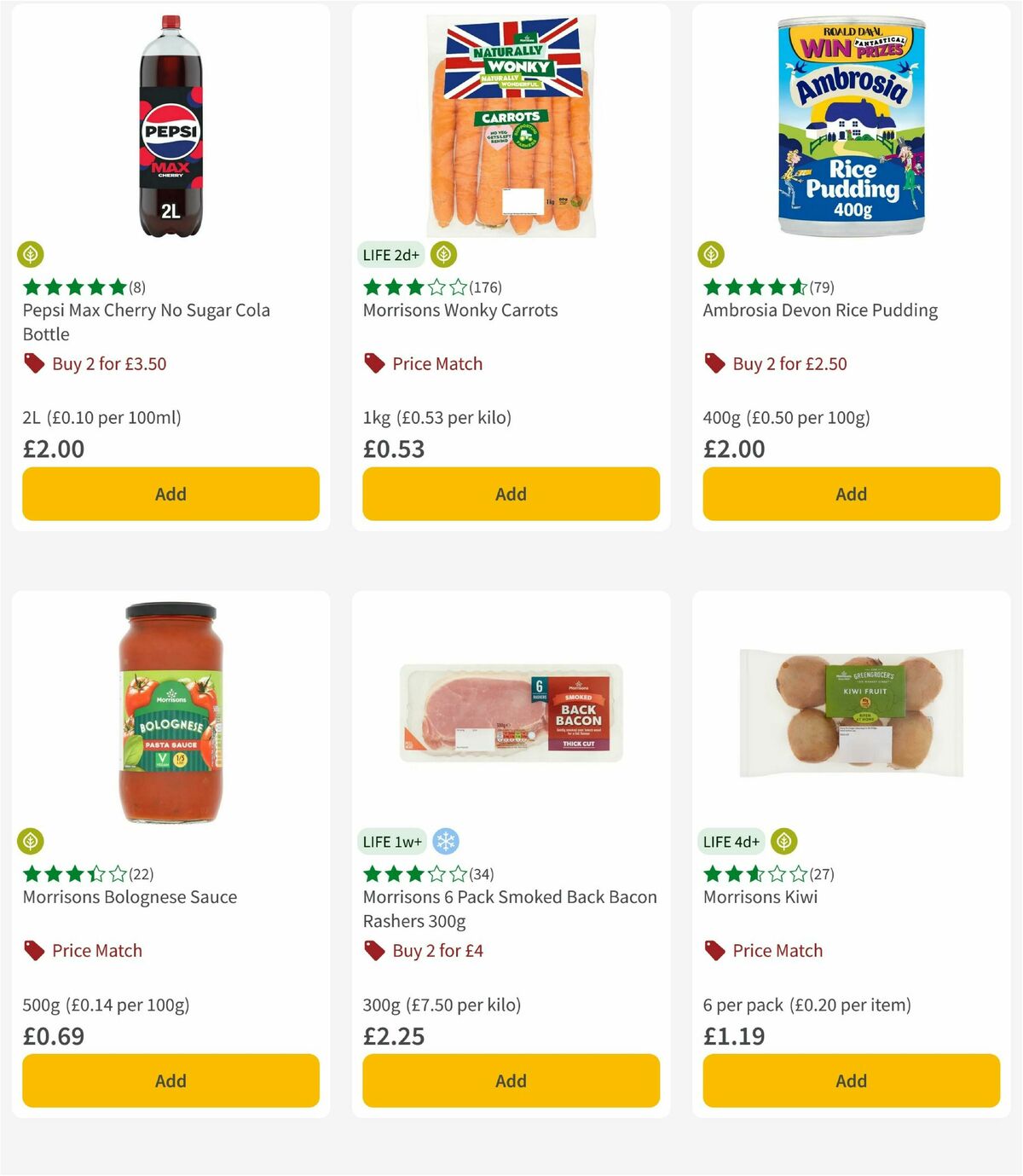 Morrisons Offers from 26 August
