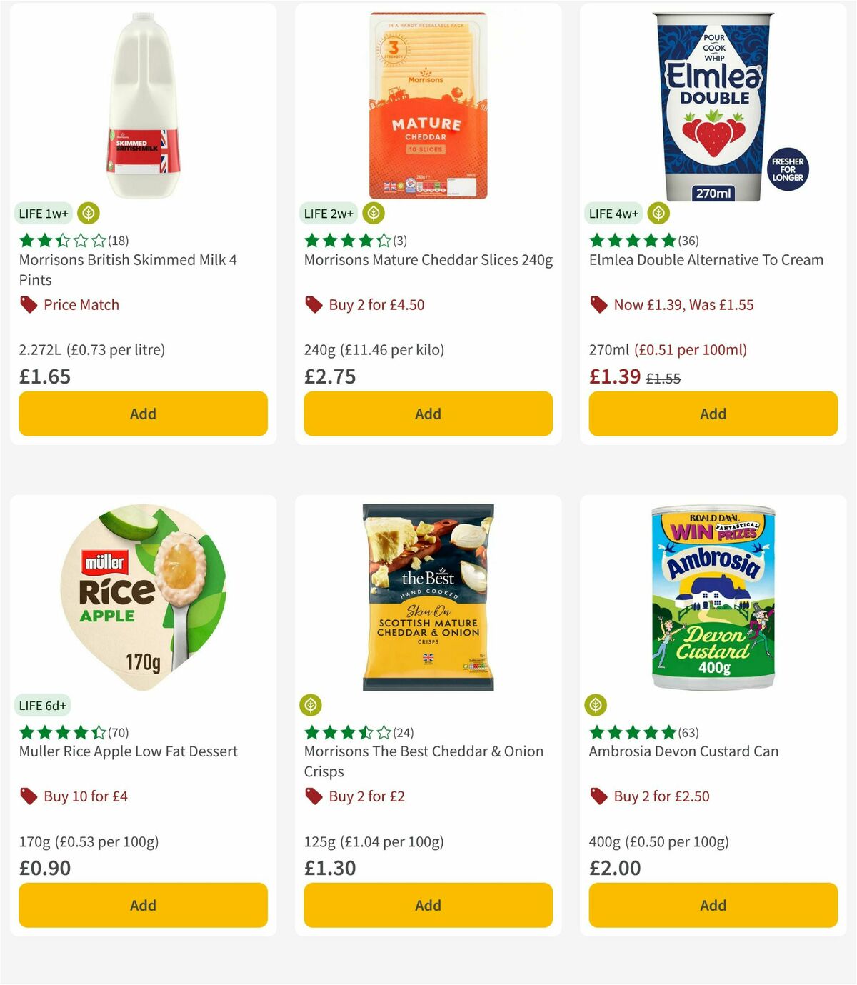 Morrisons Offers from 26 August