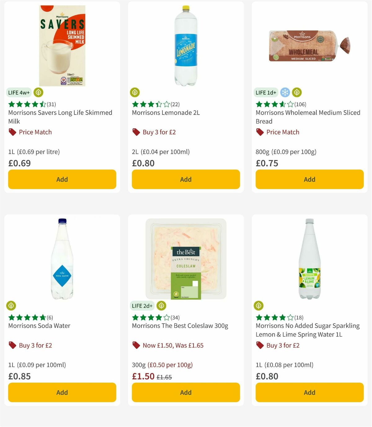 Morrisons Offers from 26 August