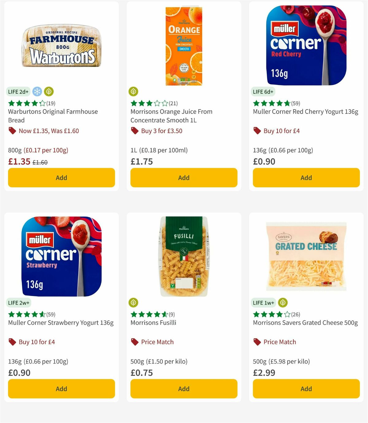 Morrisons Offers from 26 August