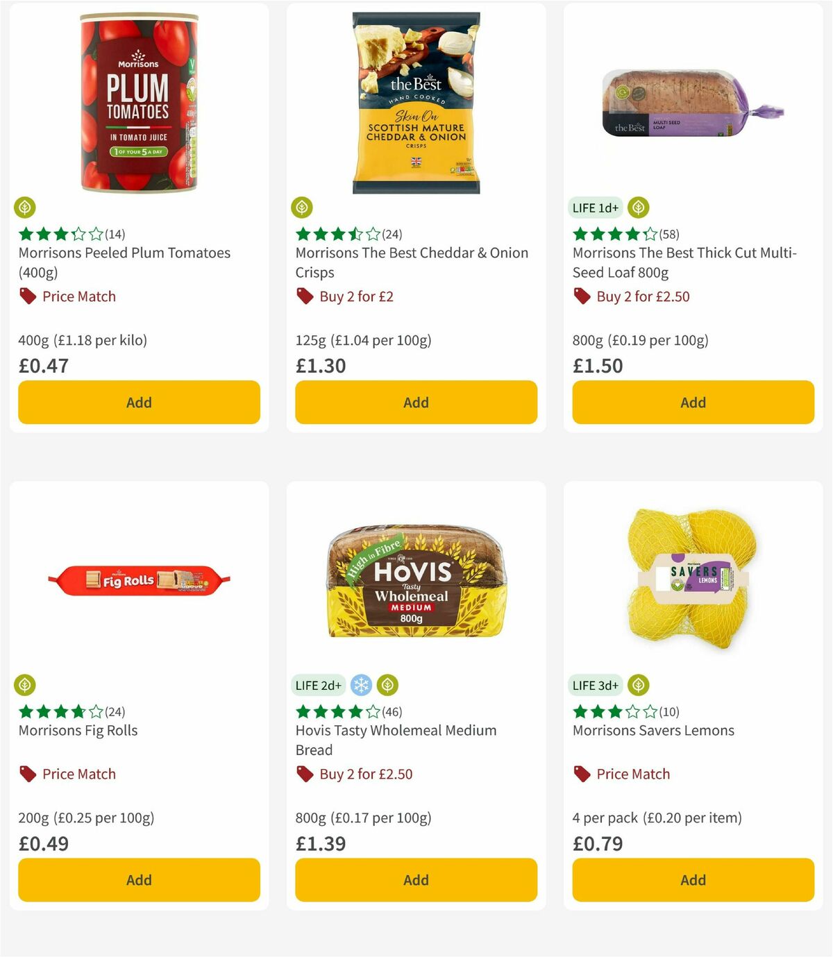 Morrisons Offers from 2 September