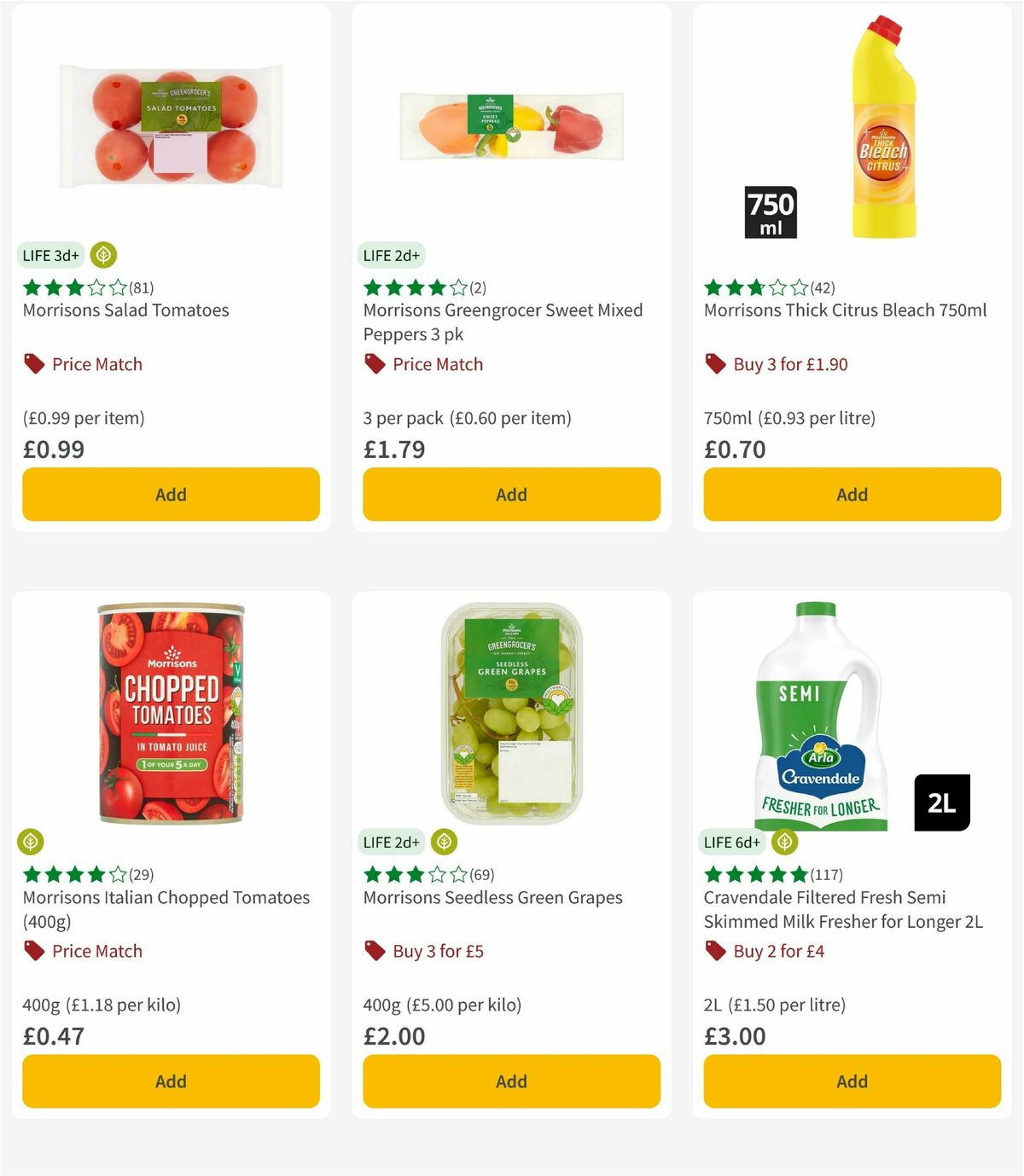 Morrisons Offers from 2 September