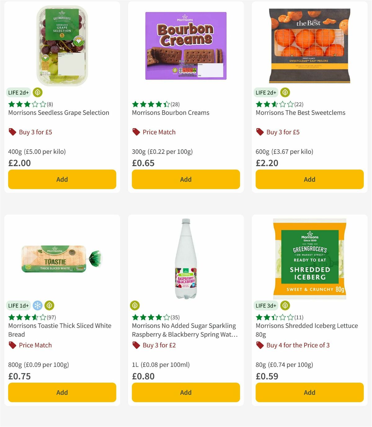 Morrisons Offers from 2 September