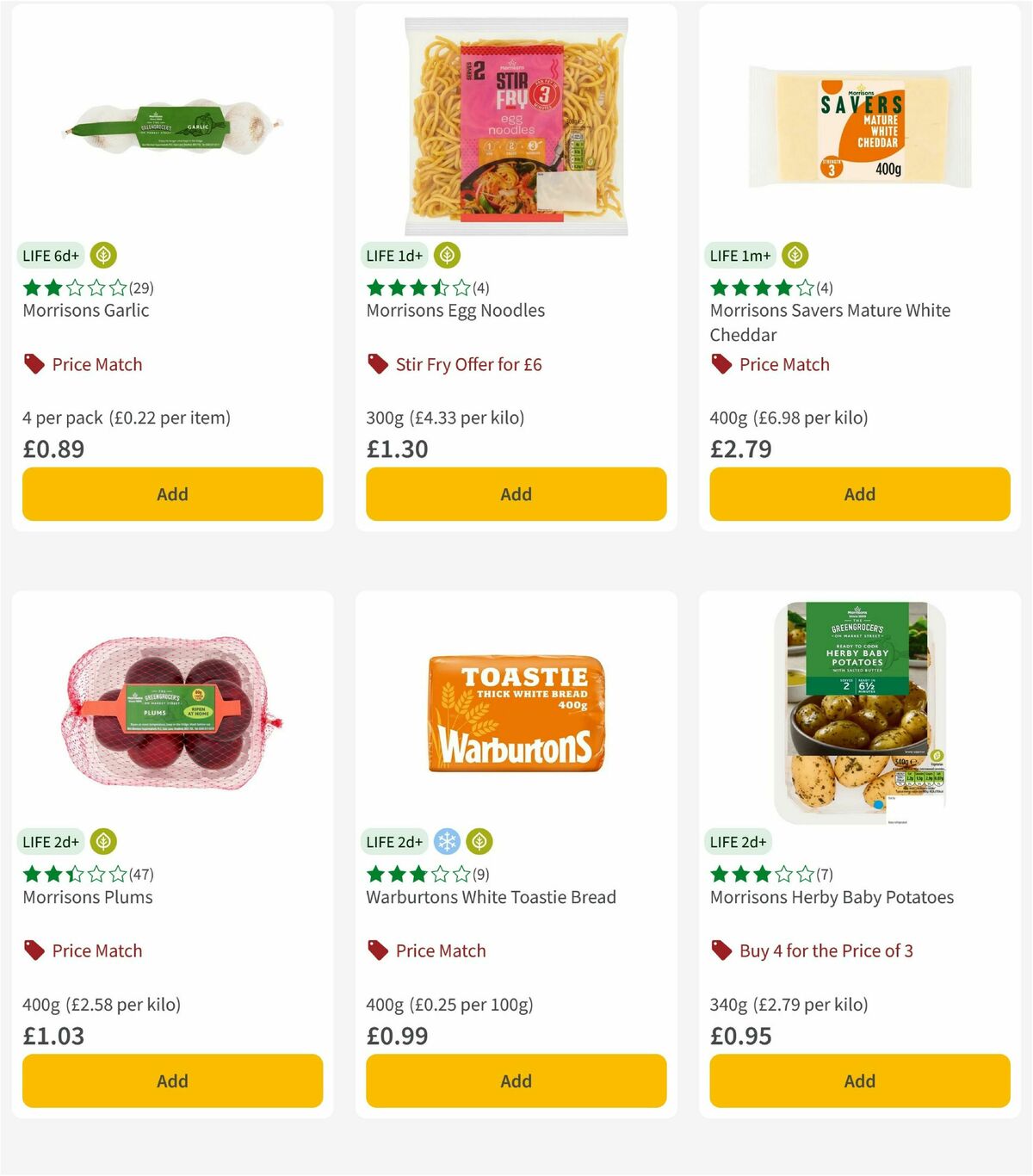 Morrisons Offers from 9 September