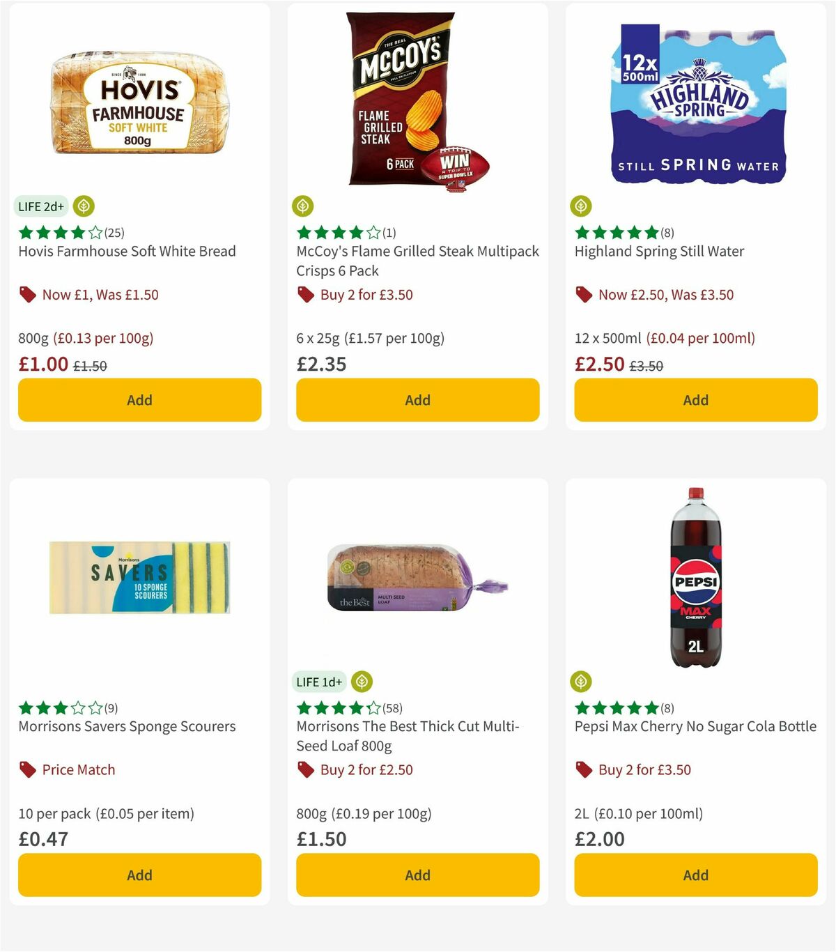 Morrisons Offers from 9 September