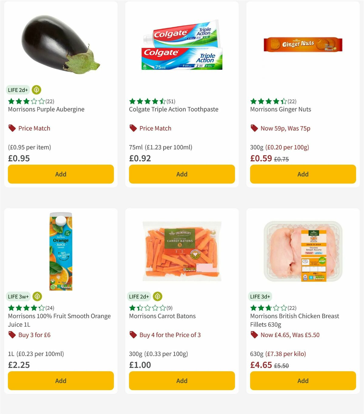 Morrisons Offers from 9 September