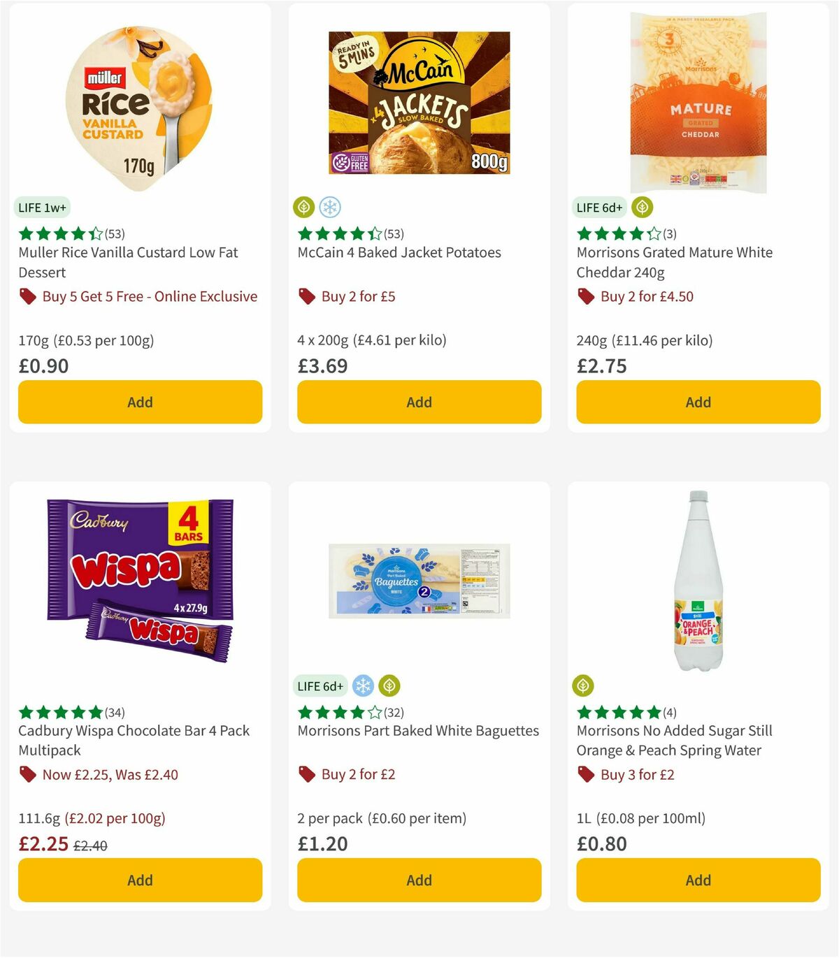 Morrisons Offers from 7 October