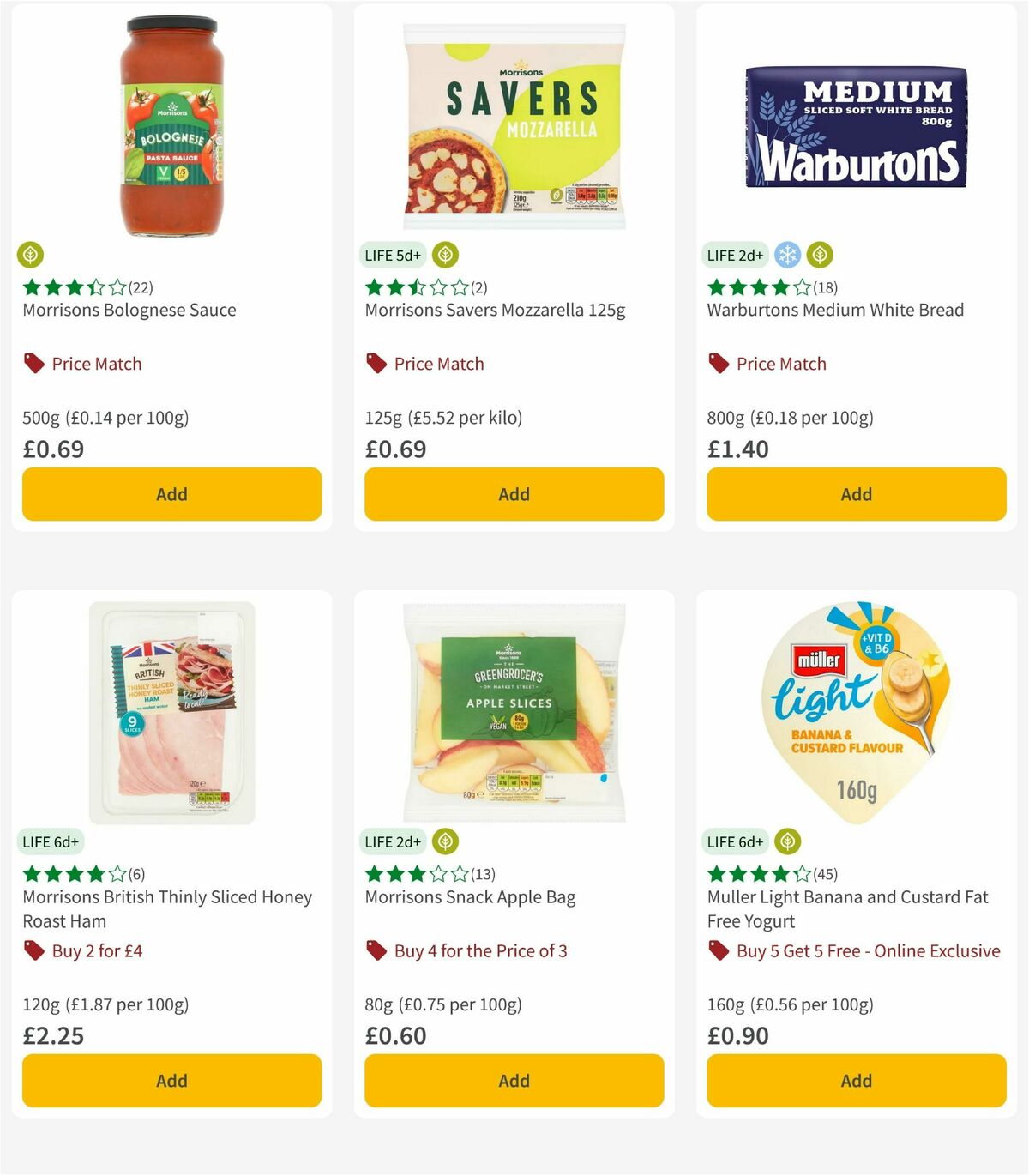 Morrisons Offers from 7 October