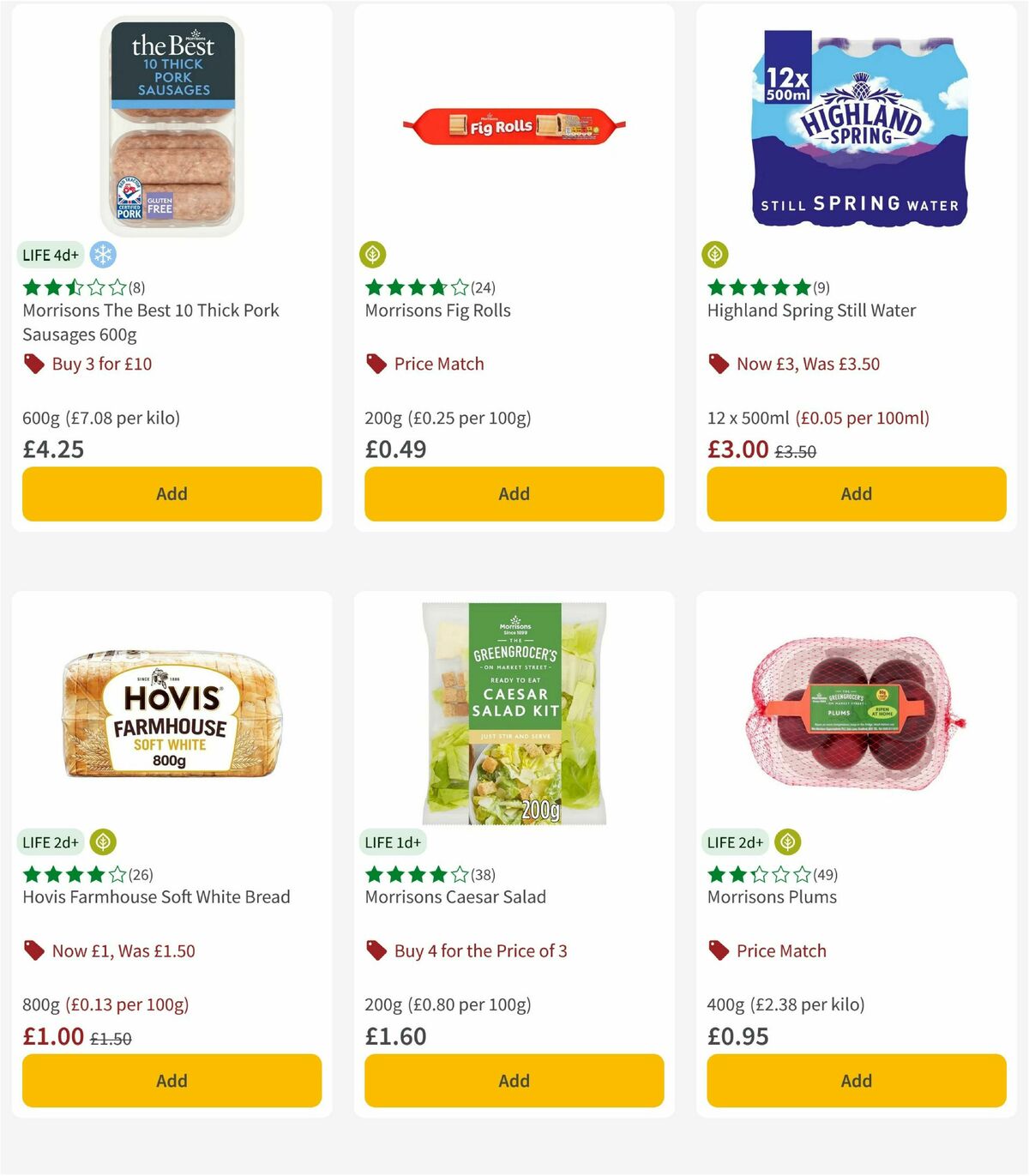 Morrisons Offers from 7 October