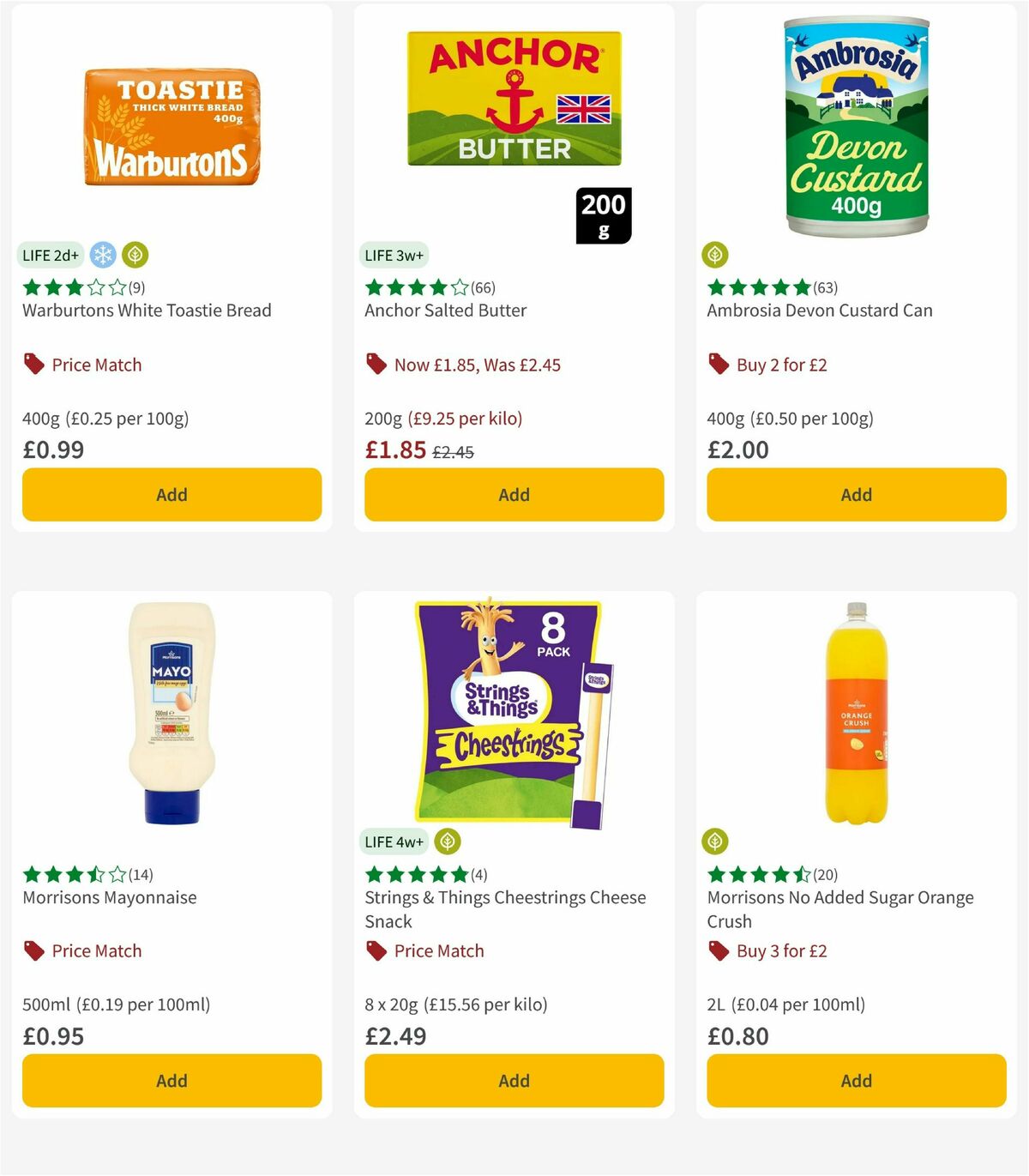 Morrisons Offers from 7 October