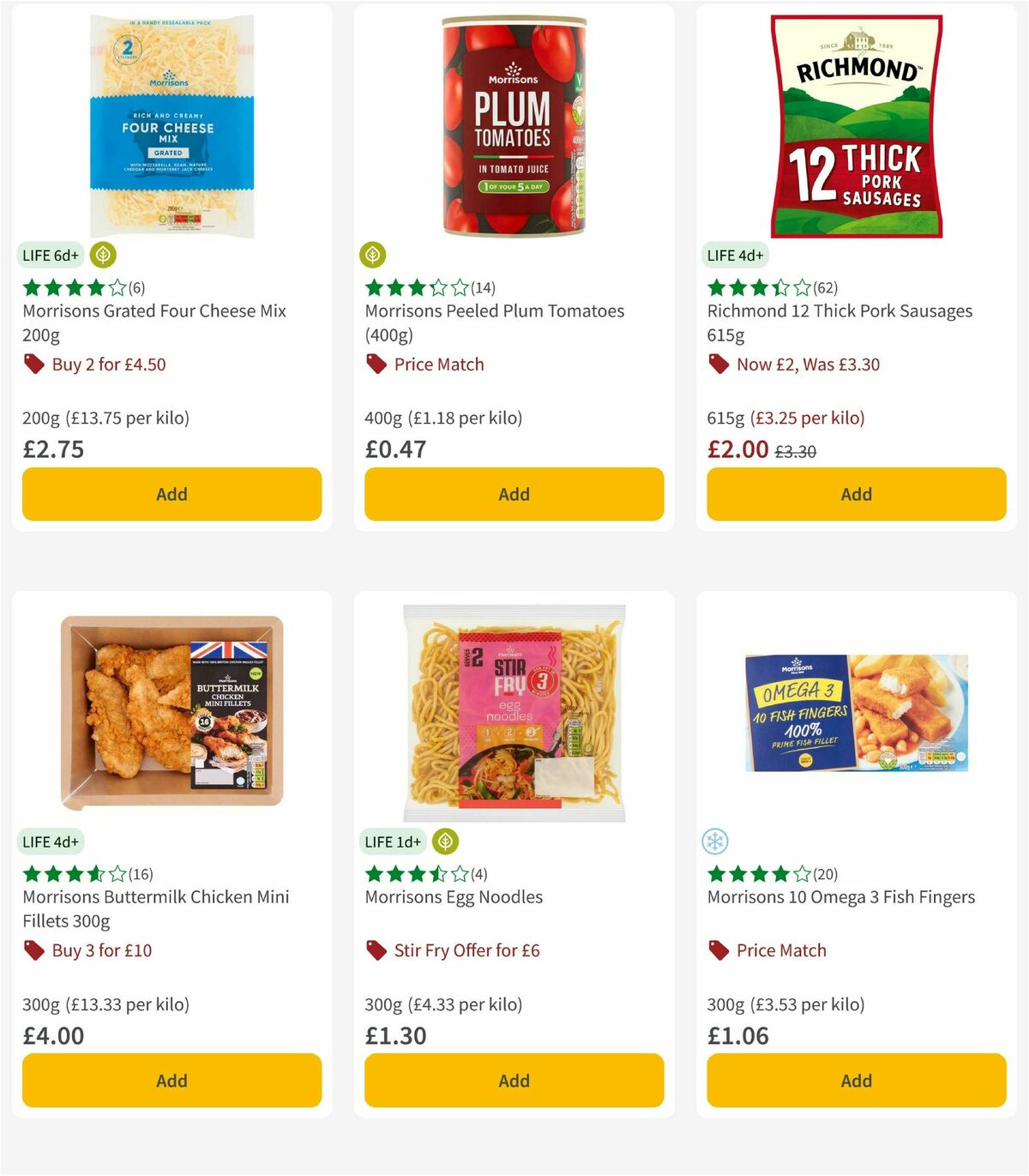 Morrisons Offers from 7 October