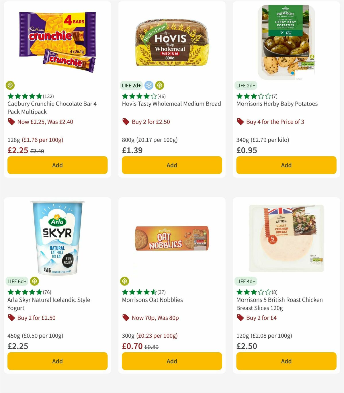 Morrisons Offers from 7 October