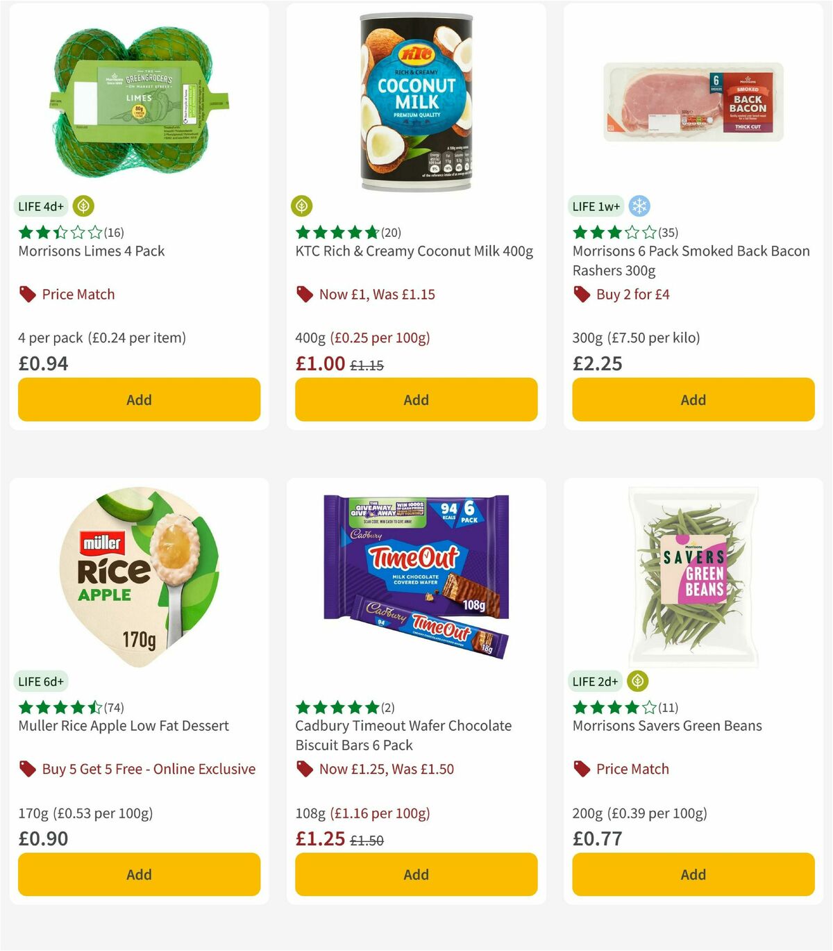 Morrisons Offers from 7 October