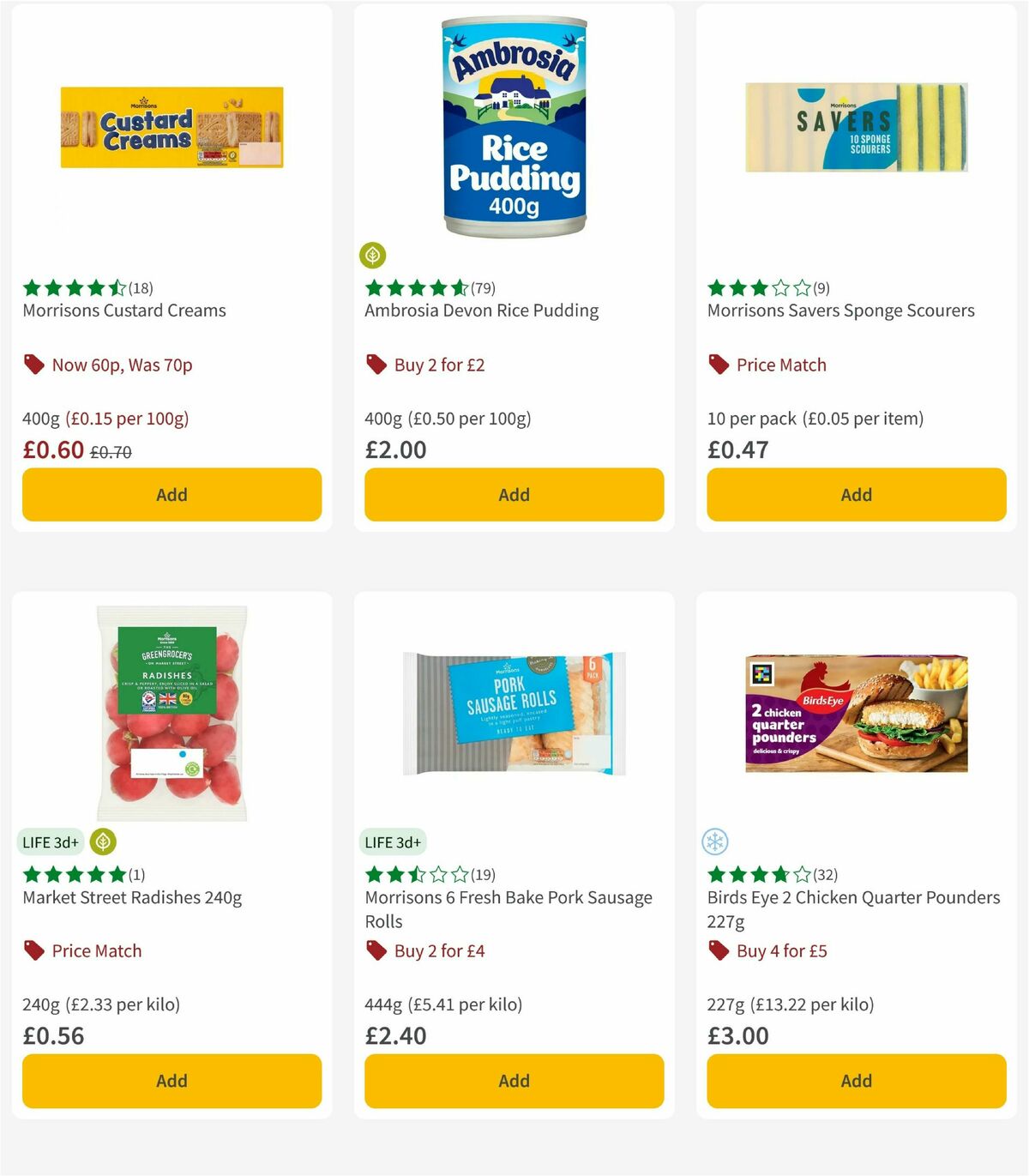 Morrisons Offers from 7 October