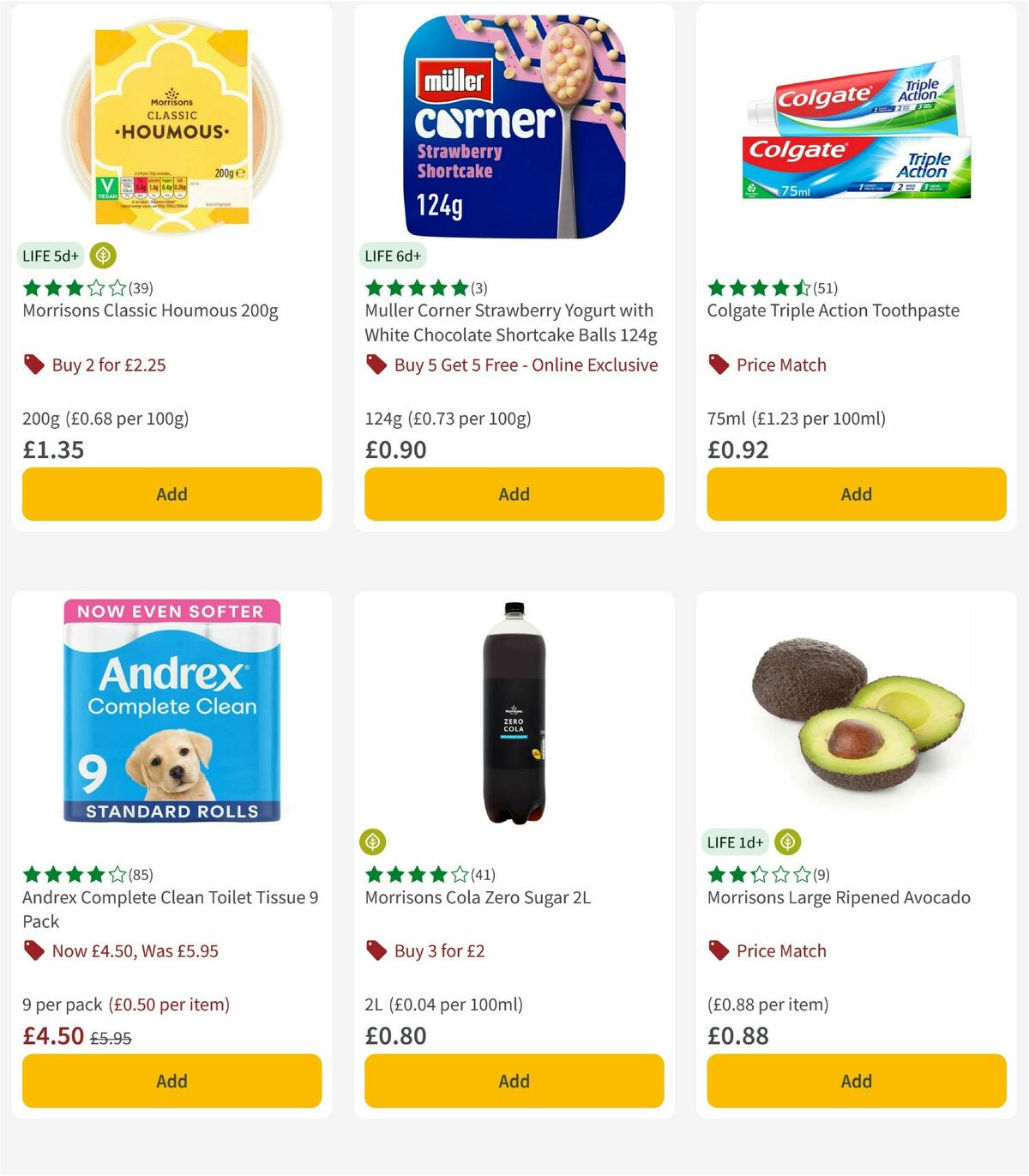 Morrisons Offers from 7 October