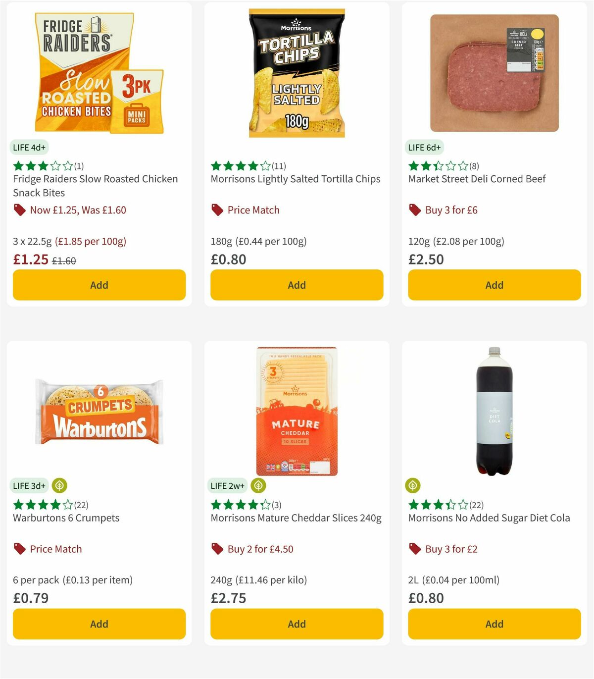 Morrisons Offers from 7 October
